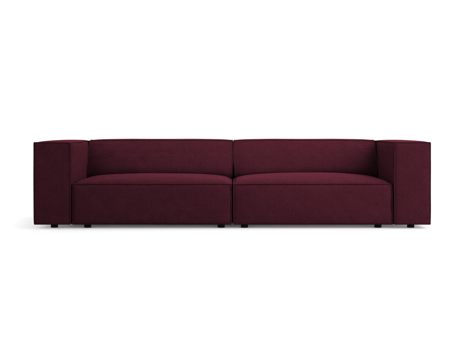 Arendal Sofa 4 Sitzer in Ruby präsentiert im Onlineshop von KAQTU Design AG. 4er Sofa ist von Cosmopolitan Design