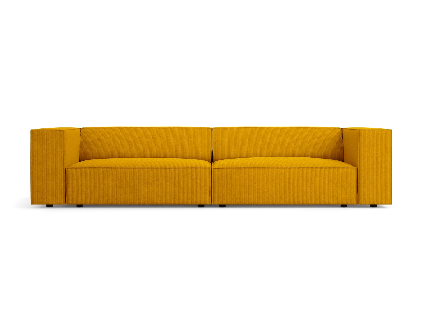 Arendal Sofa 4 Sitzer in Mustard präsentiert im Onlineshop von KAQTU Design AG. 4er Sofa ist von Cosmopolitan Design