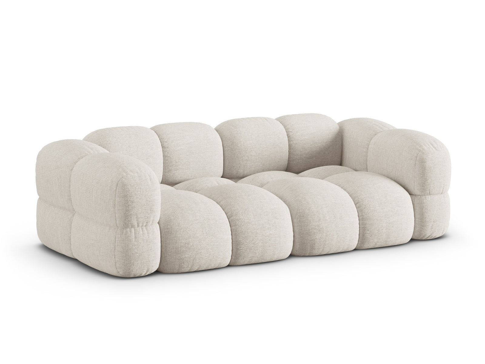 Elegantes 4-Sitzer Sofa Loretto in Beige von Cosmopolitan Design, perfekt für stilvolle und moderne Wohnzimmer.