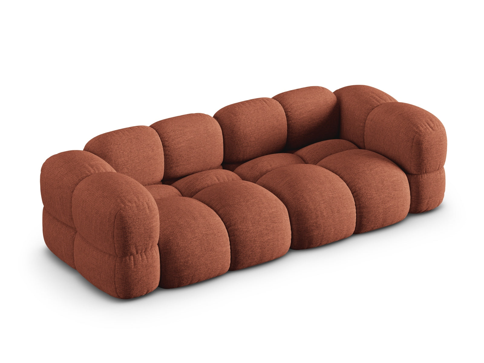 Elegantes 4-Sitzer Sofa Loretto in Coral-Sorella, ideal für stilvolle Wohnräume. Komfortabel und modern gestaltet.