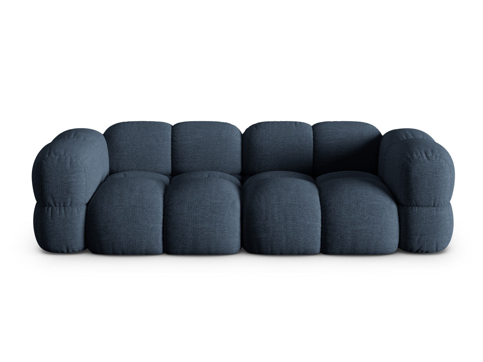 Loretto Sofa 4 Sitzer 100cm in Dark Blue-Sorella präsentiert im Onlineshop von KAQTU Design AG. 4er Sofa ist von Cosmopolitan Design