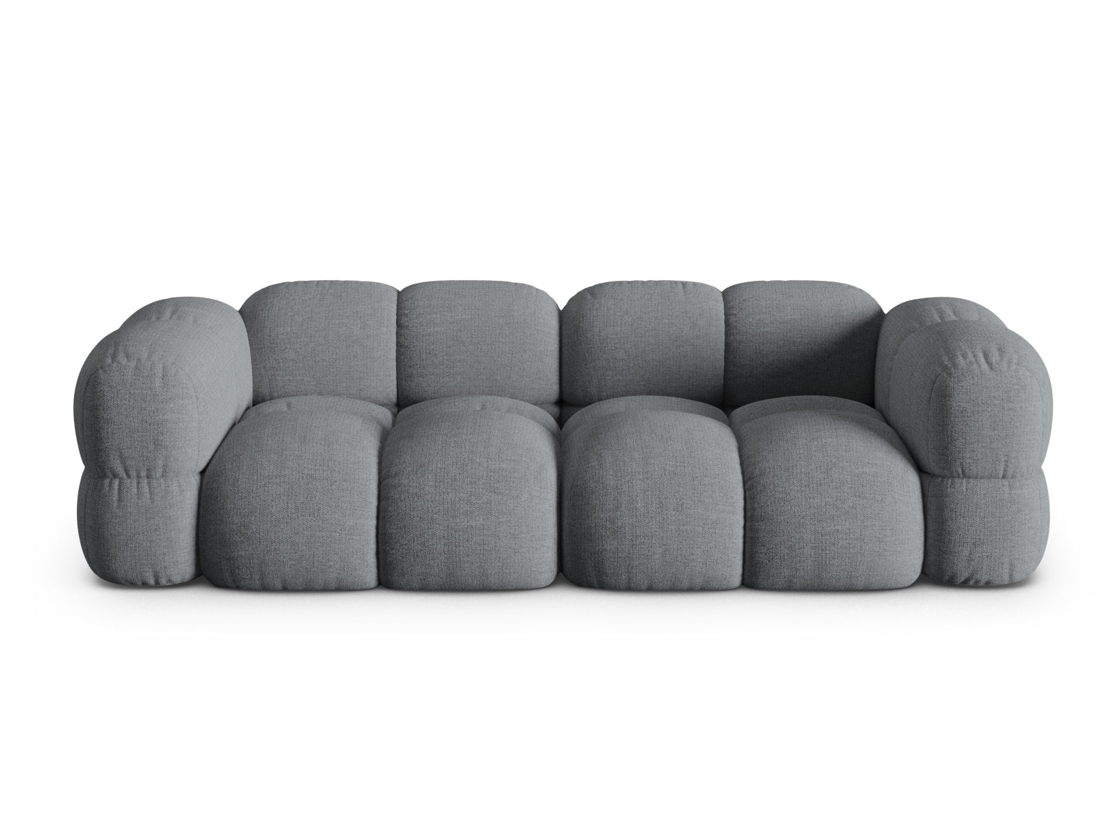 Loretto Sofa 4 Sitzer 100cm in Grey-Sorella präsentiert im Onlineshop von KAQTU Design AG. 4er Sofa ist von Cosmopolitan Design
