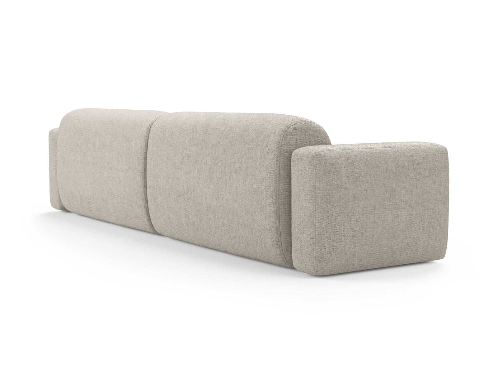 Elegantes 4-Sitzer Sofa Strino von Cosmopolitan Design in Beige, perfekt für stilvolle Wohnräume und gesellige Abende.