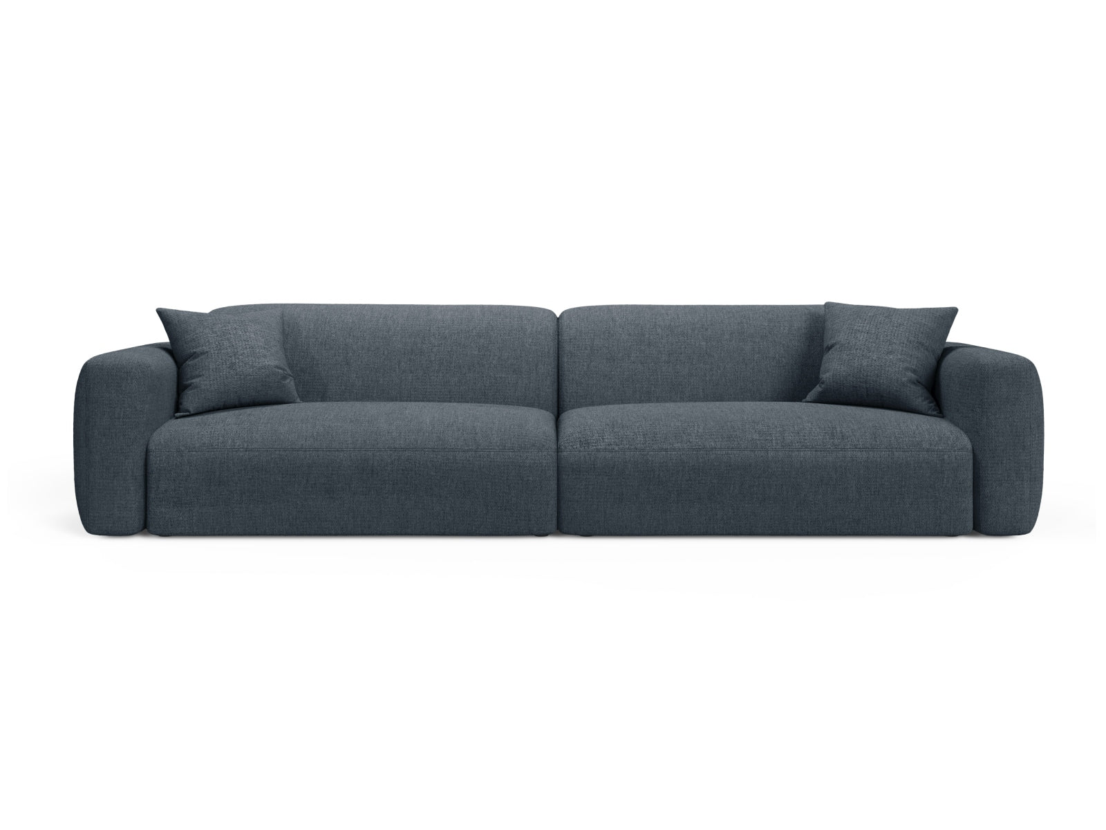 Strino Modular Sofa 4 Sitzer in Dark Blue-Sorella präsentiert im Onlineshop von KAQTU Design AG. 4er Sofa ist von Cosmopolitan Design