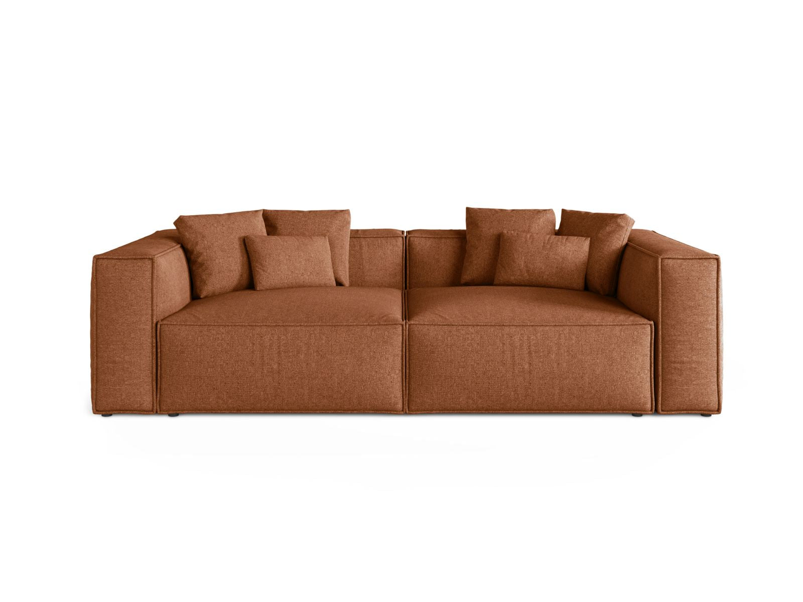 4-Sitzer Sofa Aveiro in Brick-Eden präsentiert im Onlineshop von KAQTU Design AG. 4er Sofa ist von Cosmopolitan Design