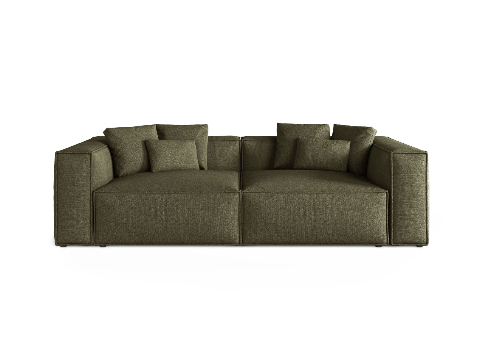 4-Sitzer Sofa Aveiro in Green-Eden präsentiert im Onlineshop von KAQTU Design AG. 4er Sofa ist von Cosmopolitan Design