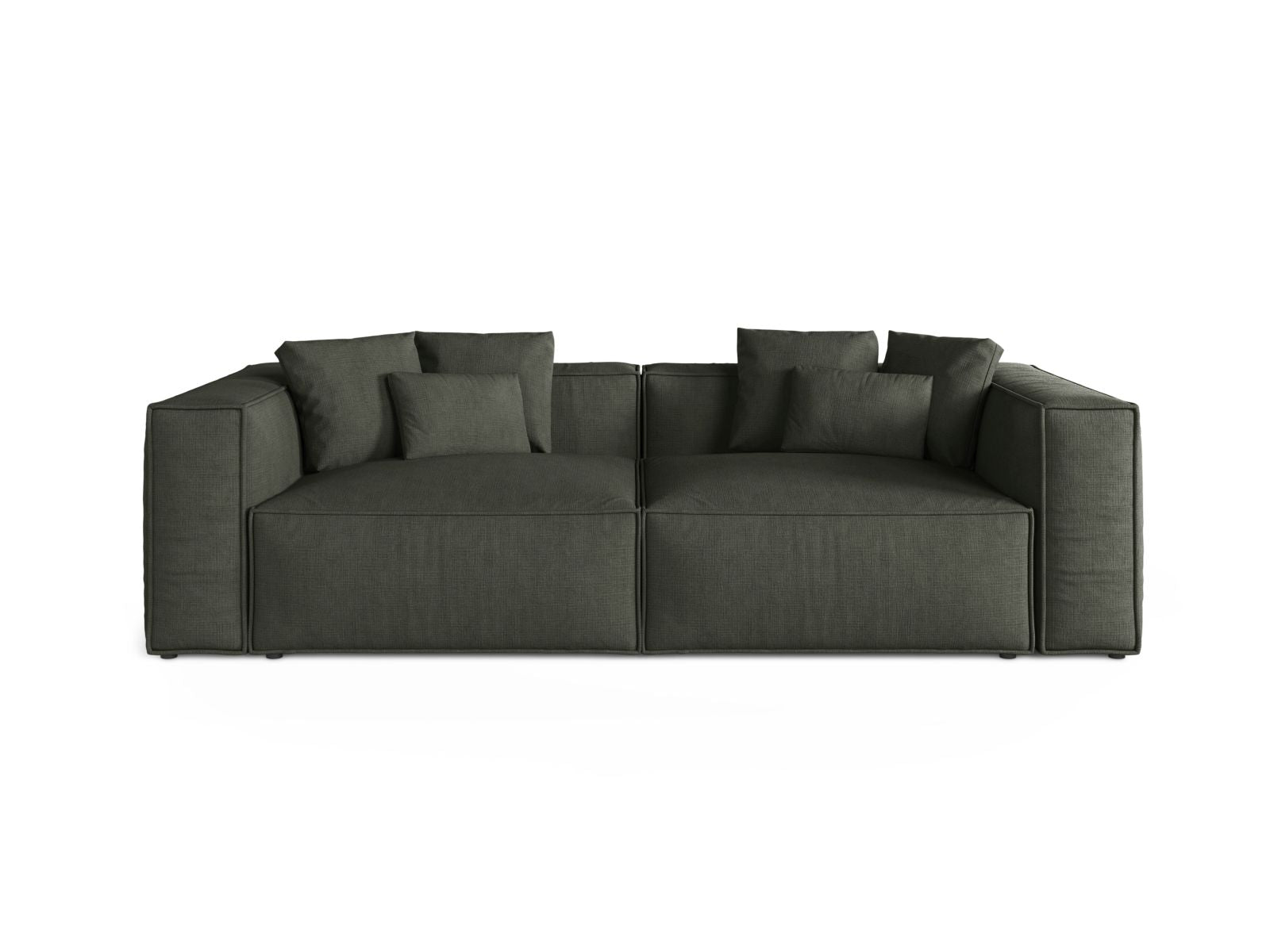 4-Sitzer Sofa Aveiro in Moss Green-Liberty präsentiert im Onlineshop von KAQTU Design AG. 4er Sofa ist von Cosmopolitan Design
