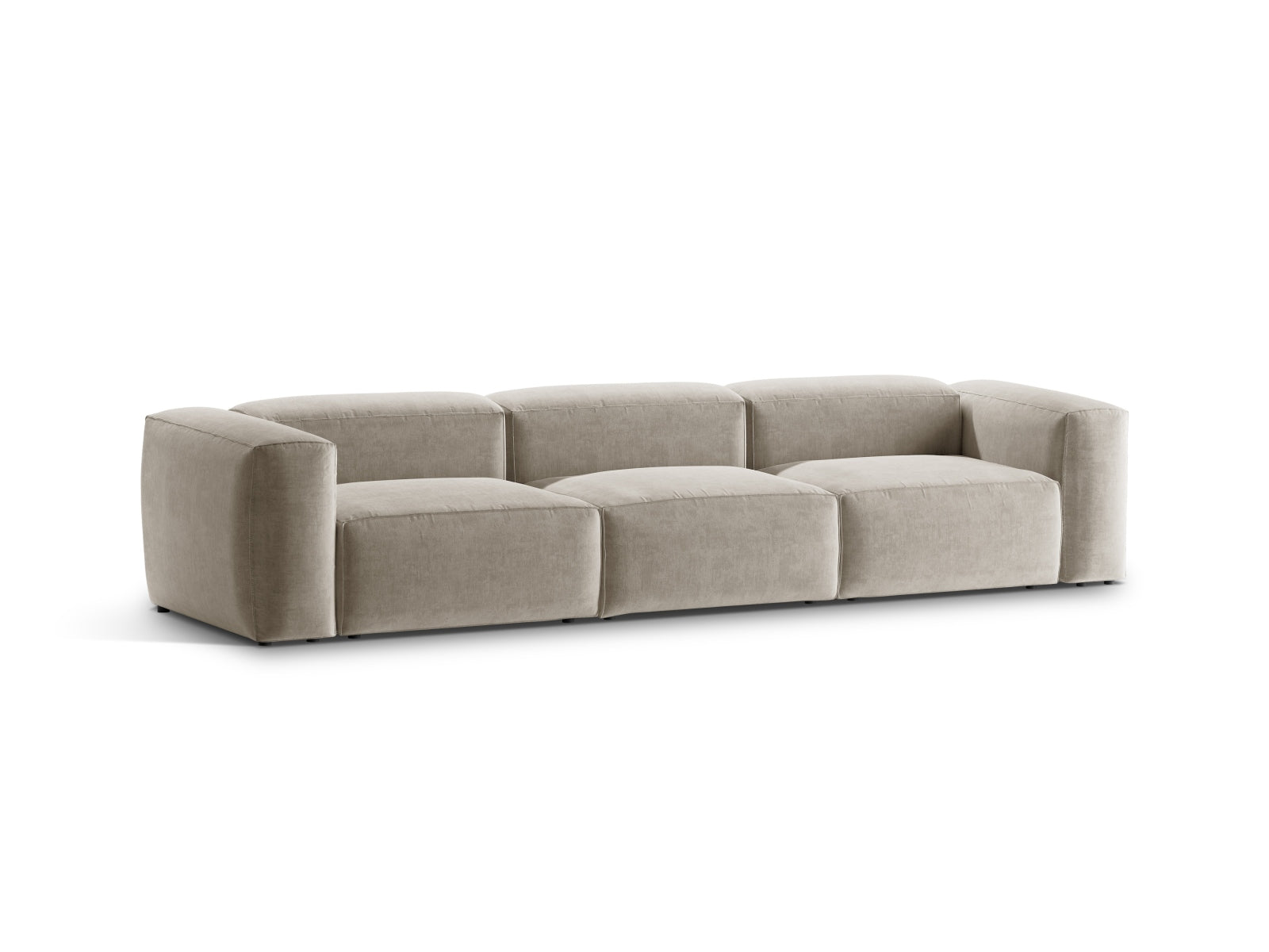 Bergamo Modular Sofa 4 Sitzer in Beige-Liberty präsentiert im Onlineshop von KAQTU Design AG. 4er Sofa ist von Cosmopolitan Design