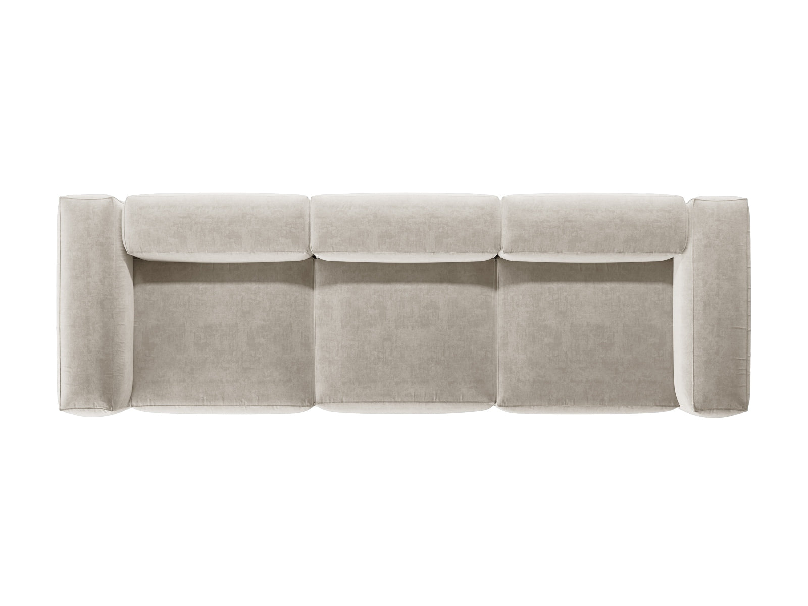 Bergamo Modular Sofa 4 Sitzer in Beige-Liberty präsentiert im Onlineshop von KAQTU Design AG. 4er Sofa ist von Cosmopolitan Design