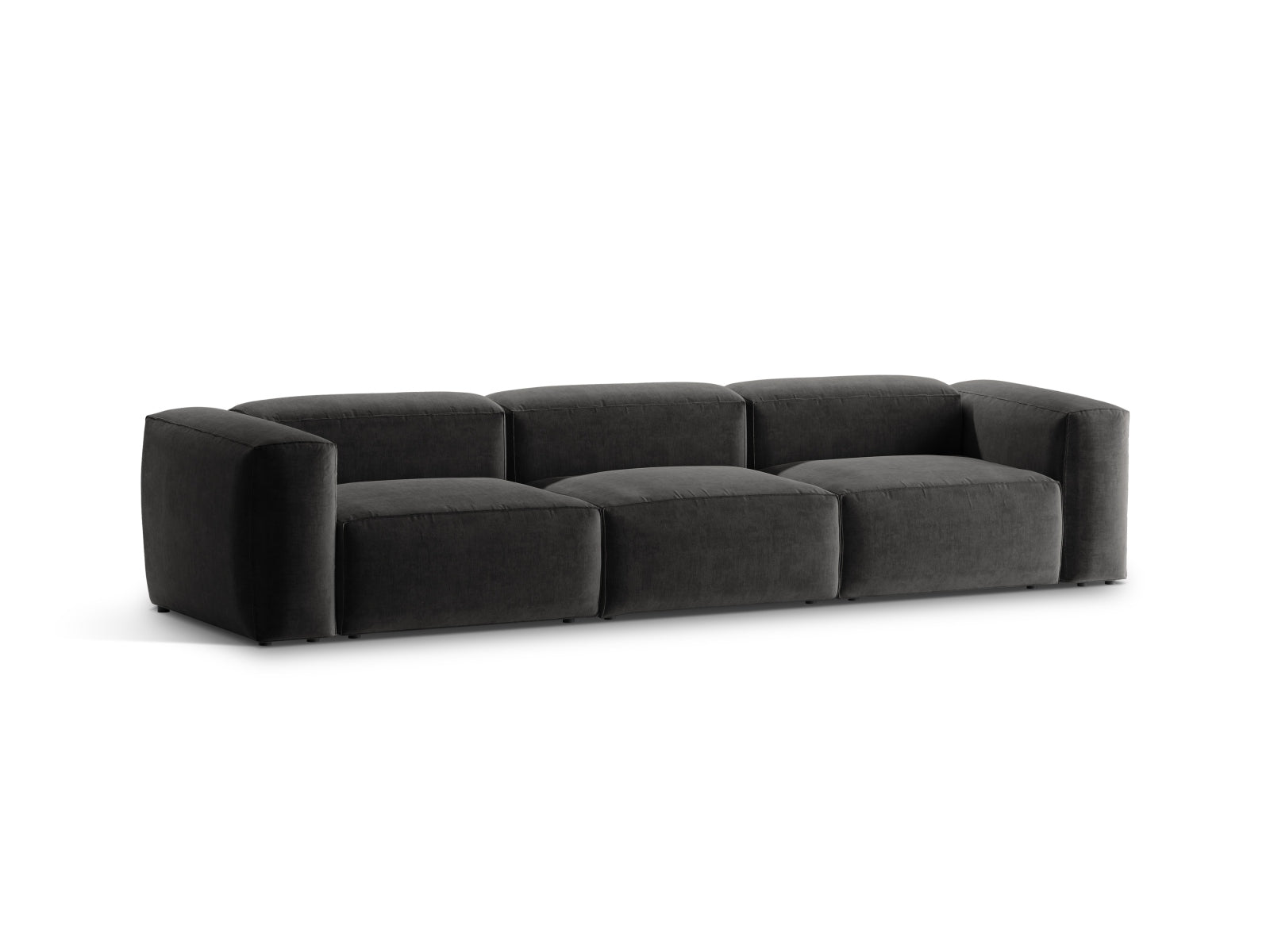 Bergamo Modular Sofa 4 Sitzer in Graphite-Liberty präsentiert im Onlineshop von KAQTU Design AG. 4er Sofa ist von Cosmopolitan Design