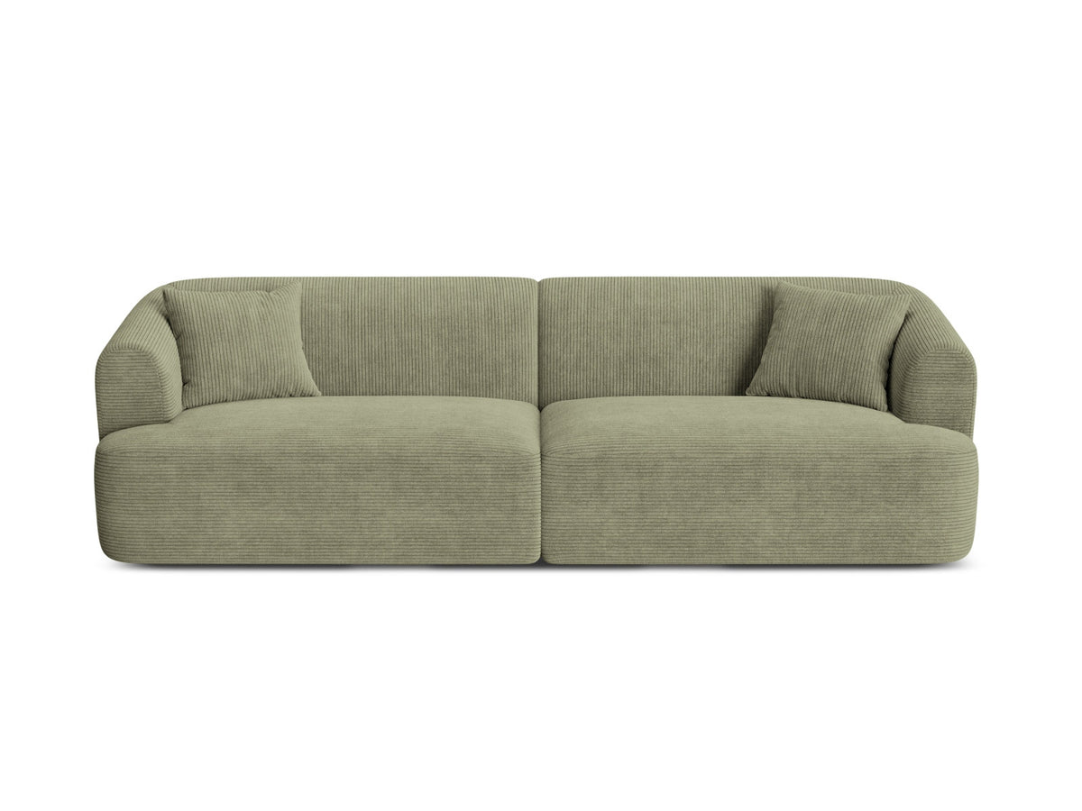 4-Sitzer Modular Sofa Campi in Moss Green-Lincoln D präsentiert im Onlineshop von KAQTU Design AG. 4er Sofa ist von Cosmopolitan Design