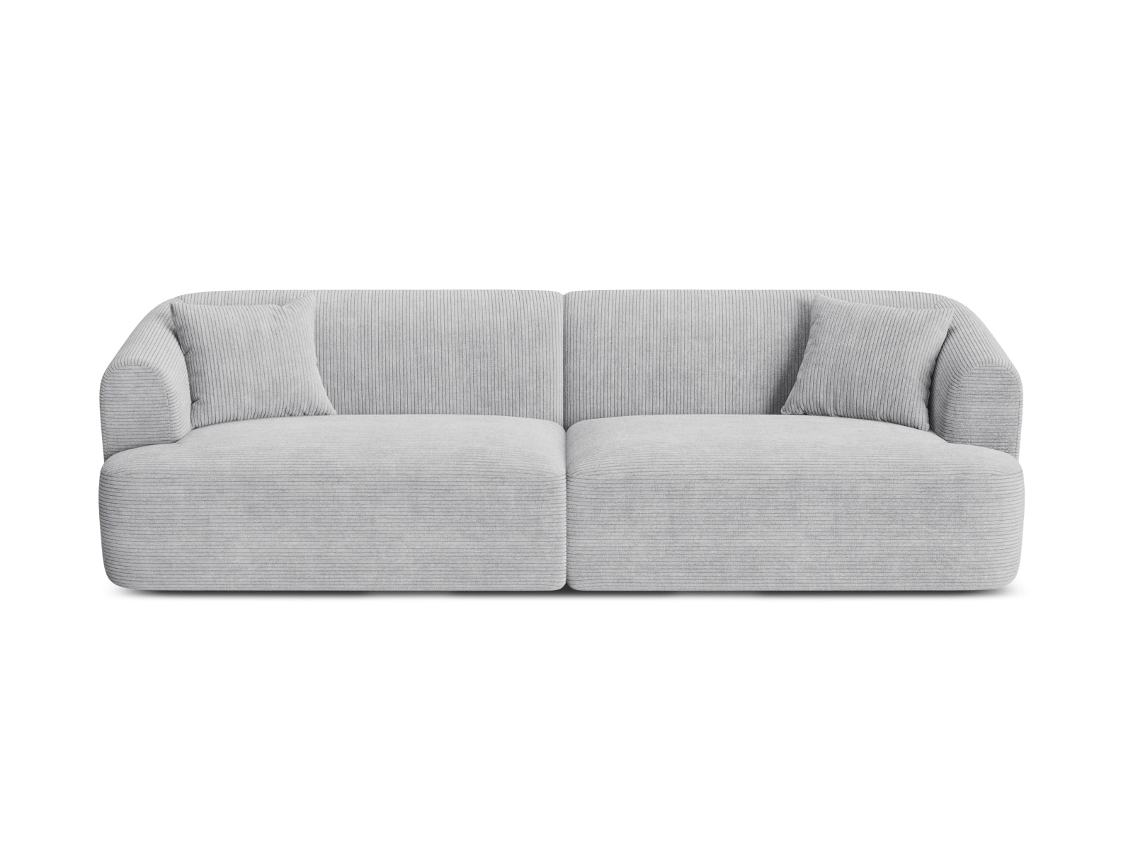 4-Sitzer Modular Sofa Campi in Silver-Lincoln D präsentiert im Onlineshop von KAQTU Design AG. 4er Sofa ist von Cosmopolitan Design
