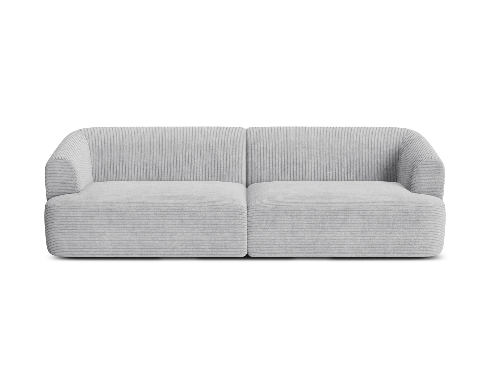 Elegantes 4-Sitzer Sofa Campi von Cosmopolitan Design in Silver-Lincoln D, ideal für gesellige Abende und modernes Wohndesign.