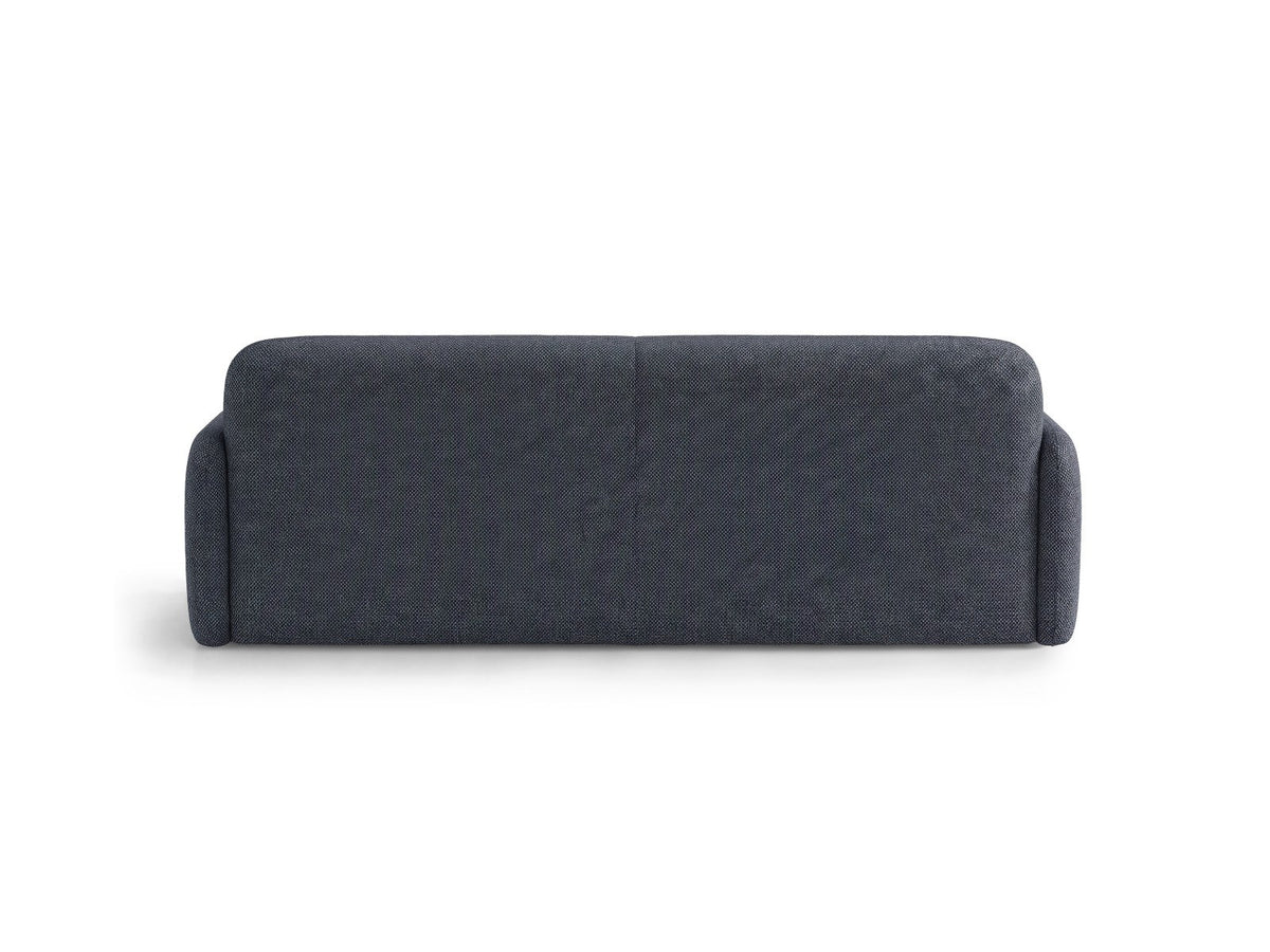 4er Sofa Malmo von Cosmopolitan Design mit Stoffbezug und kurzen schwarzen Kunststoffbeinen