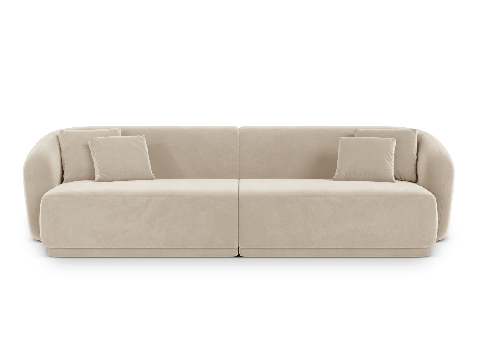 4-Sitzer Sofa Gomera in Beige-Salvador präsentiert im Onlineshop von KAQTU Design AG. 4er Sofa ist von Cosmopolitan Design