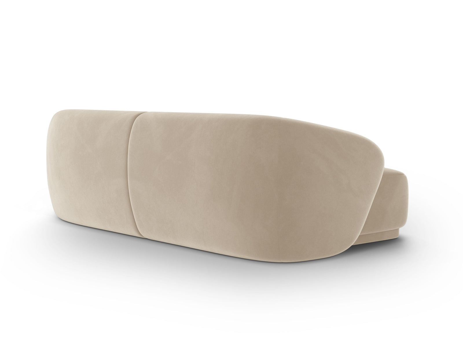 Beige 4-Sitzer Sofa Gomera von Cosmopolitan Design, perfekt für stilvolle Wohnräume, vereint Komfort und modernes Design.