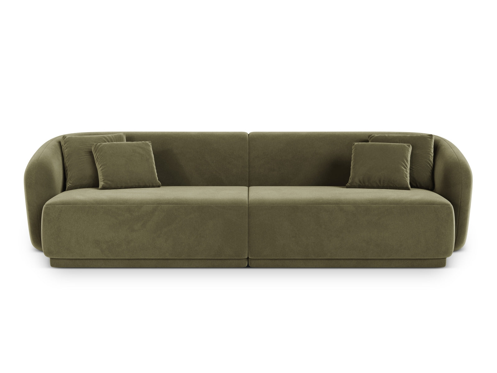 4-Sitzer Sofa Gomera in Green-Salvador präsentiert im Onlineshop von KAQTU Design AG. 4er Sofa ist von Cosmopolitan Design