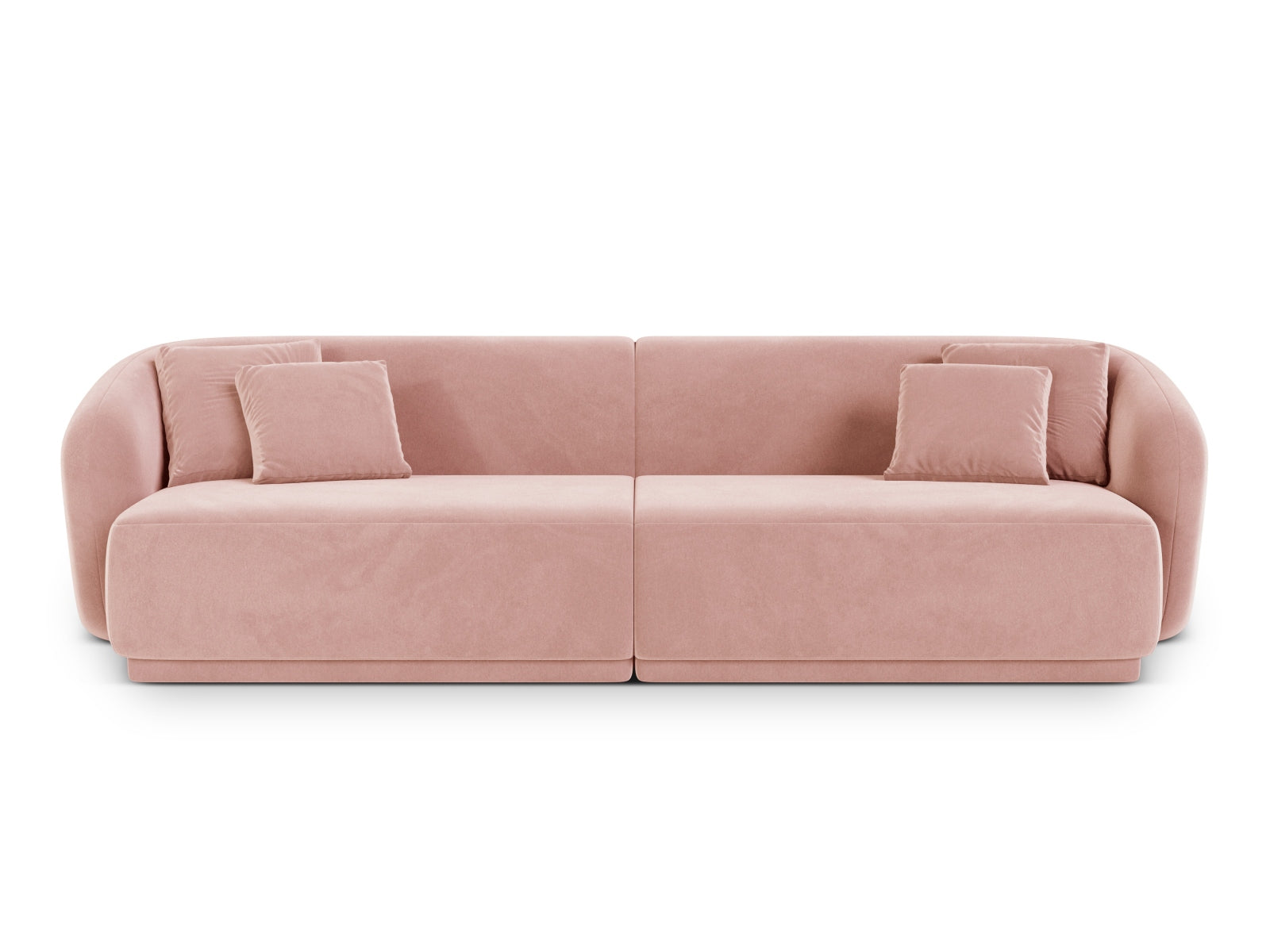 4-Sitzer Sofa Gomera in Pink-Salvador präsentiert im Onlineshop von KAQTU Design AG. 4er Sofa ist von Cosmopolitan Design