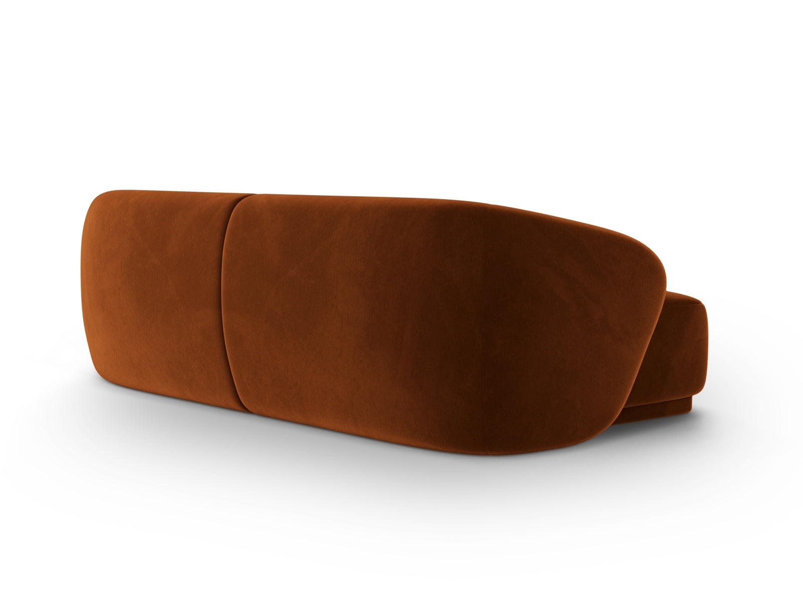 Elegantes 4-Sitzer Sofa Gomera in warmem Terracotta, ideal für einladende und geschmackvolle Wohnräume.