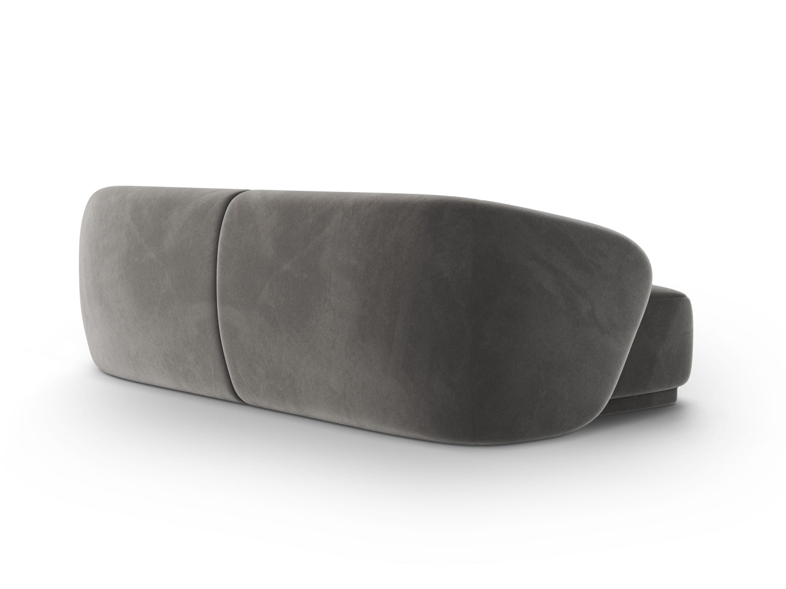 Elegantes 4-Sitzer Sofa Gomera in zeitlosem Grau, ideal für komfortable Wohnräume und gesellige Abende mit Freunden.