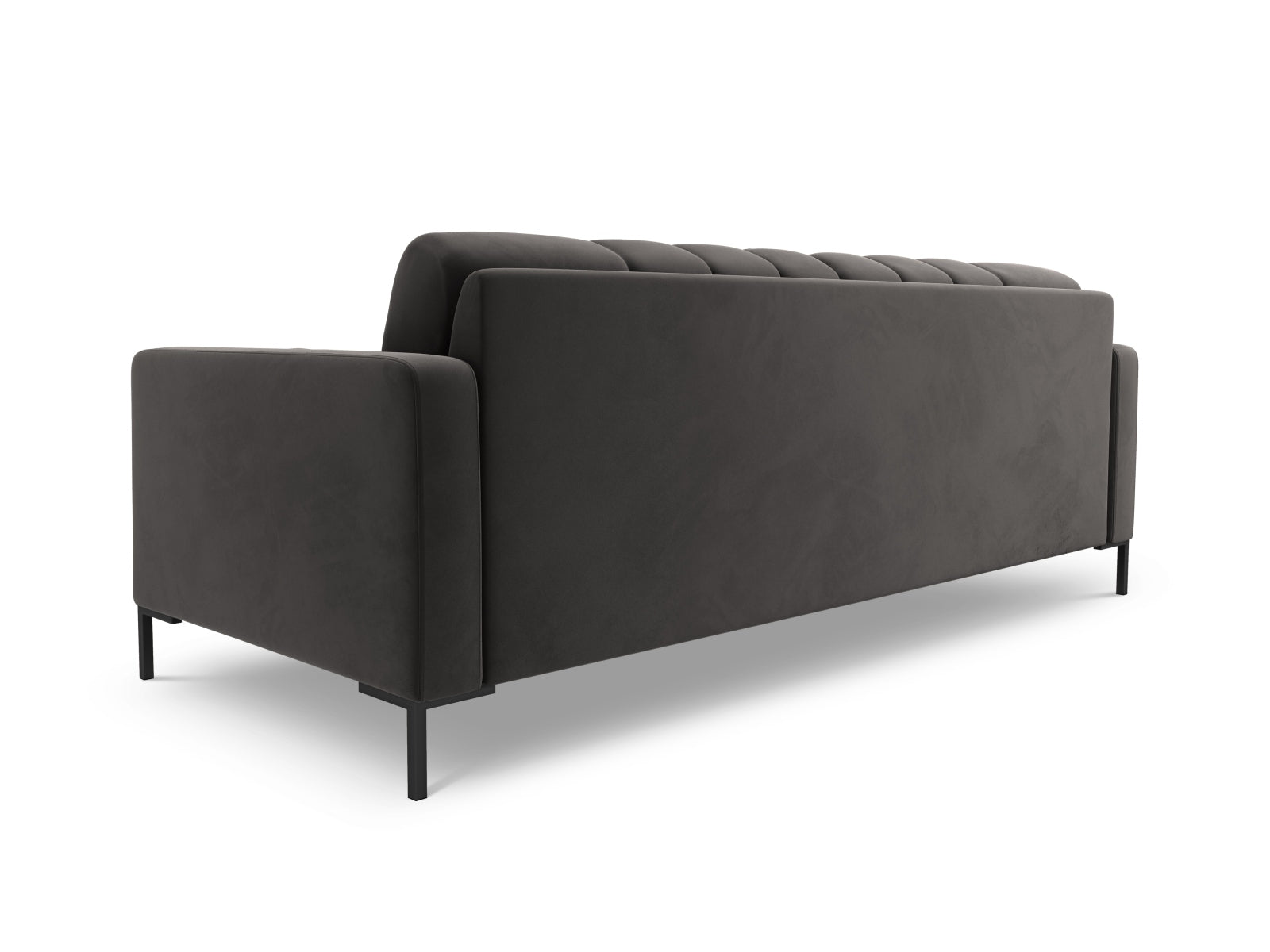 Elegantes 4-Sitzer Sofa Bali in zeitlosem Dunkelgrau, ideal für komfortable und stilvolle Wohnräume.