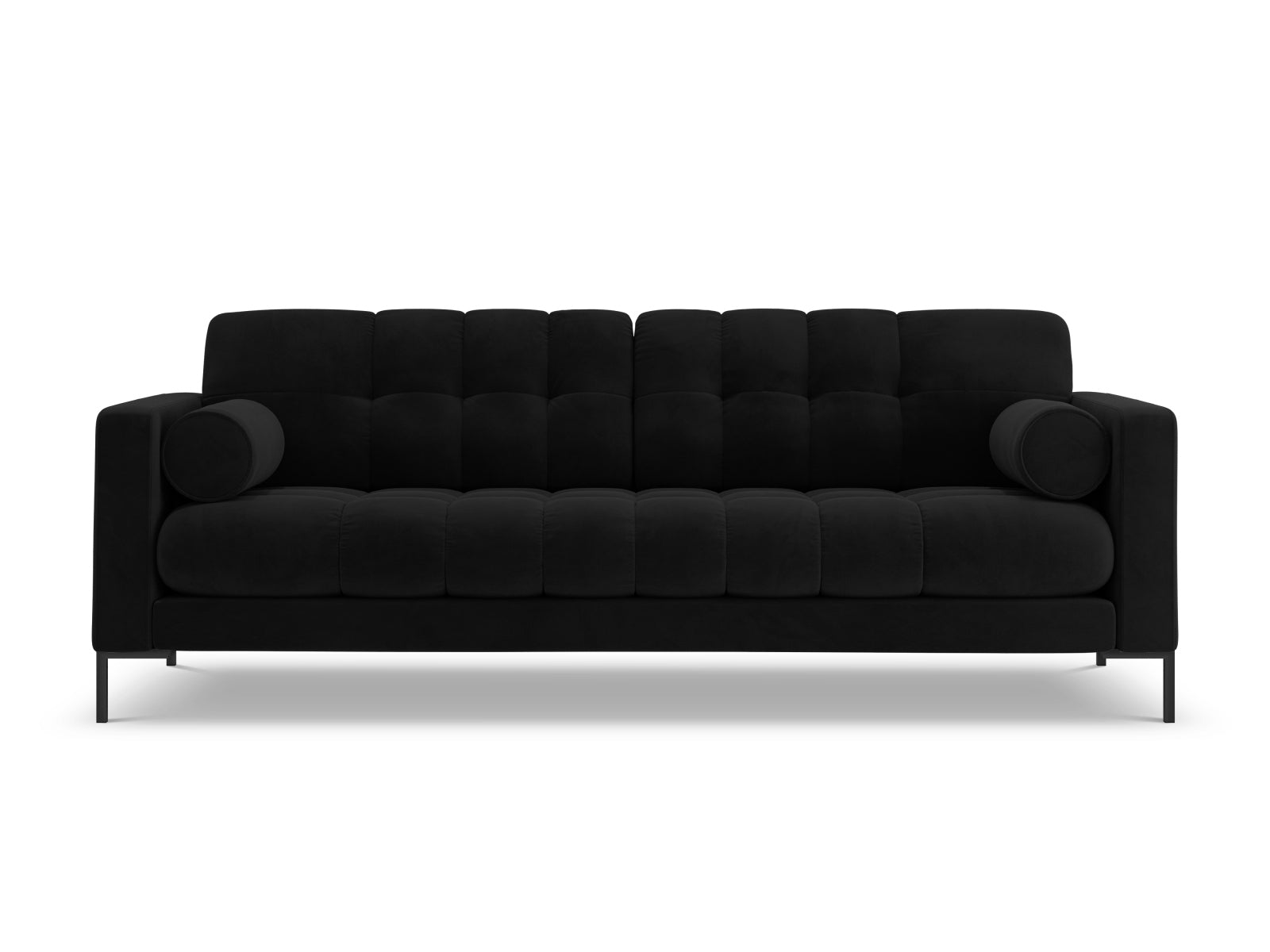 4-Sitzer Sofa Bali in Black-Bluvel präsentiert im Onlineshop von KAQTU Design AG. 4er Sofa ist von Cosmopolitan Design