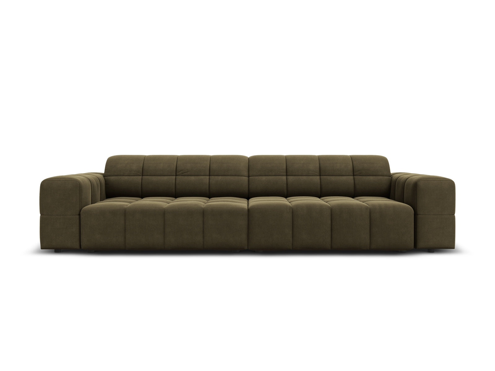 Chicago Velour Sofa 4 Sitzer 102cm in Green-Bluvel präsentiert im Onlineshop von KAQTU Design AG. 4er Sofa ist von Cosmopolitan Design
