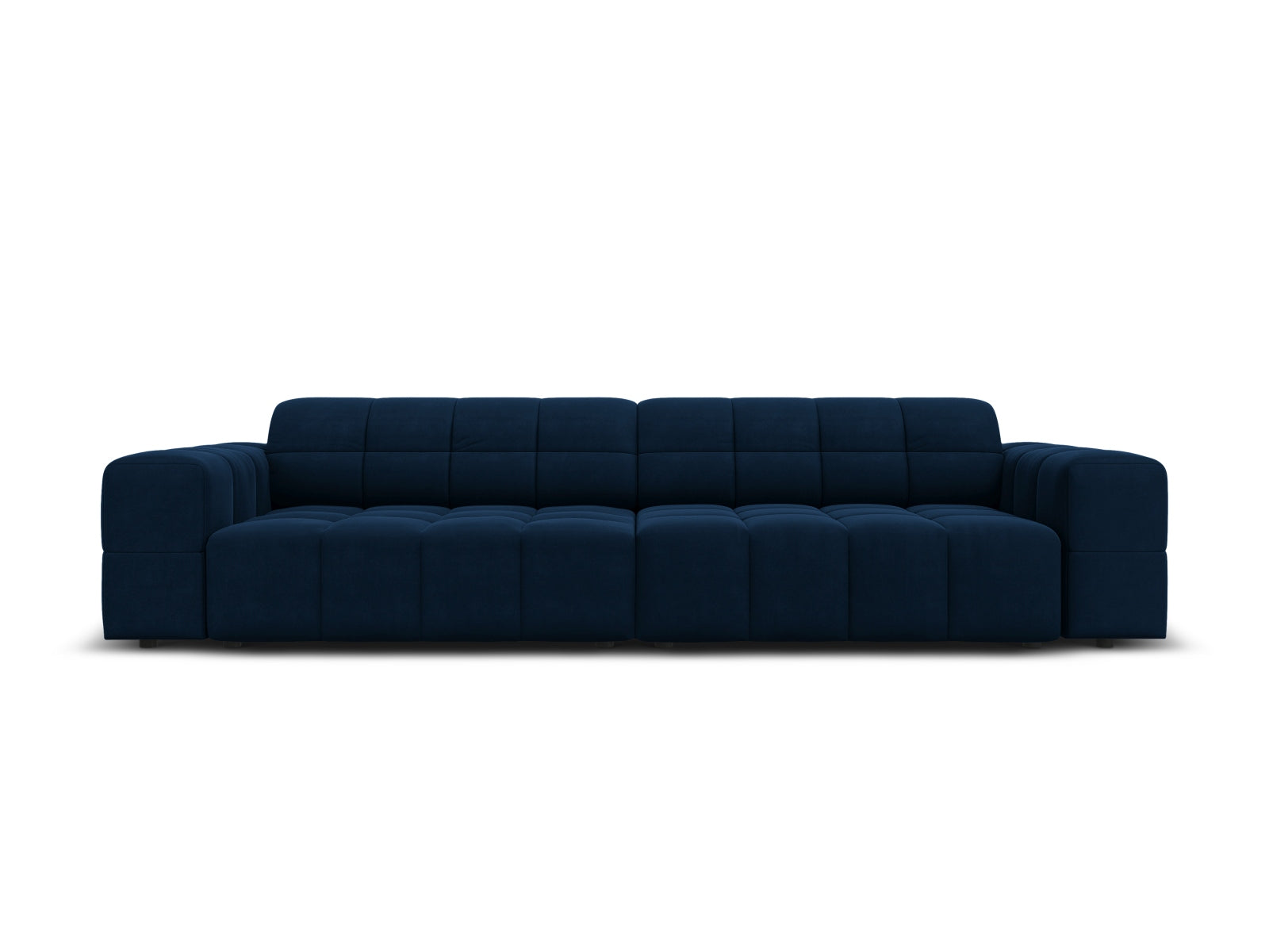 Chicago Velour Sofa 4 Sitzer 102cm in Royal Blue-Bluvel präsentiert im Onlineshop von KAQTU Design AG. 4er Sofa ist von Cosmopolitan Design
