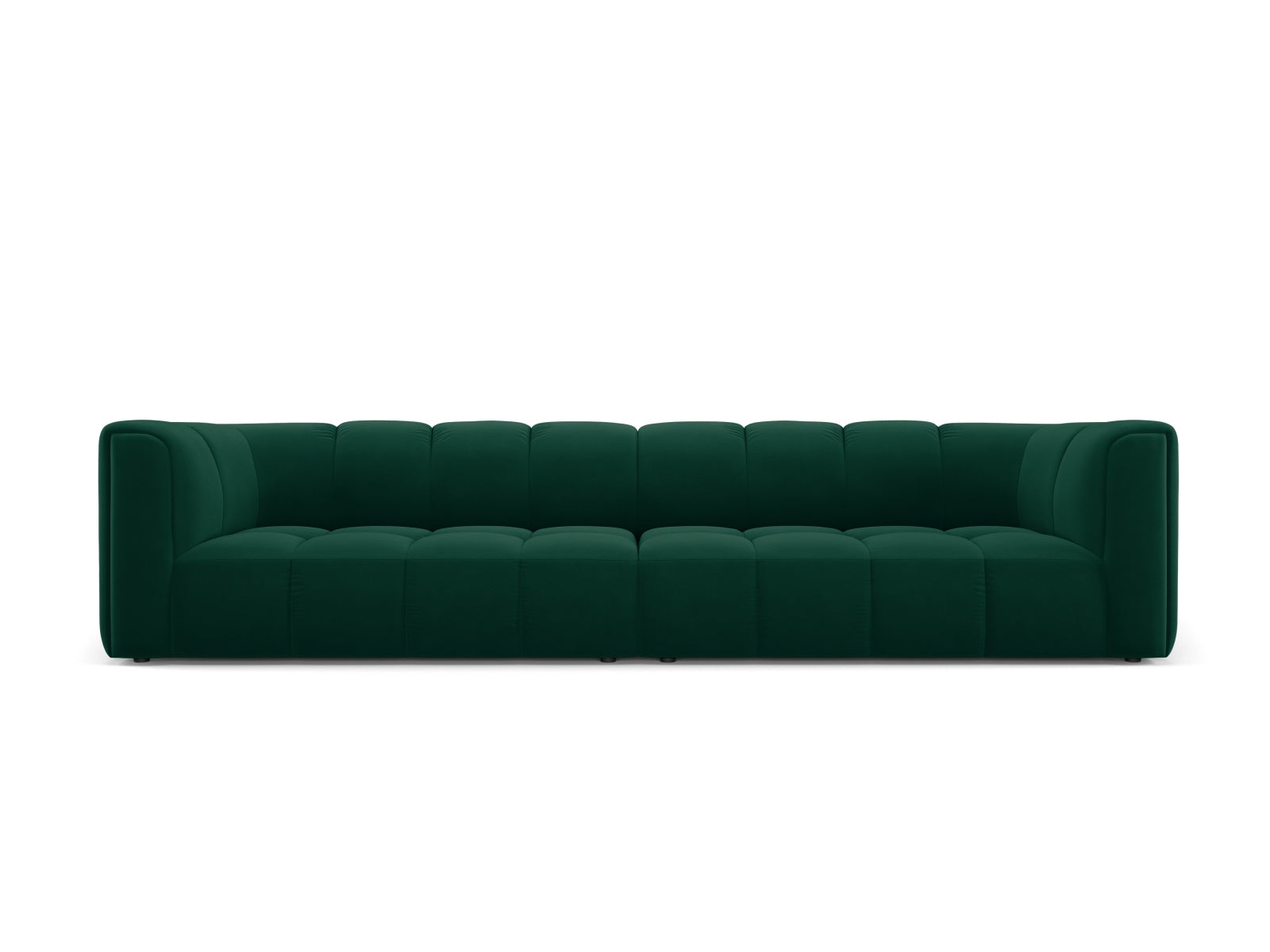 4-Sitzer Modular Sofa Moritz in Bottle Green-Bluvel präsentiert im Onlineshop von KAQTU Design AG. 4er Sofa ist von Cosmopolitan Design