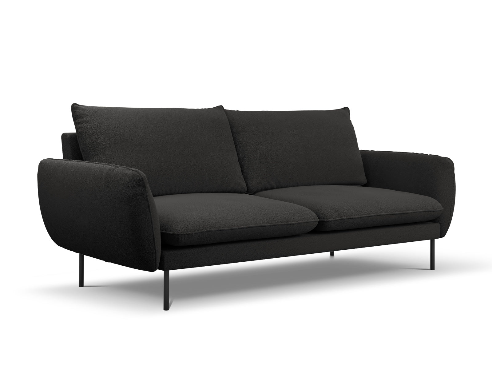 Erleben Sie das Vienna Boucle Sofa 4 Sitzer von Cosmopolitan Design – ein elegantes Möbelstück, das Komfort und Stil in Ihr Zuhause bringt.