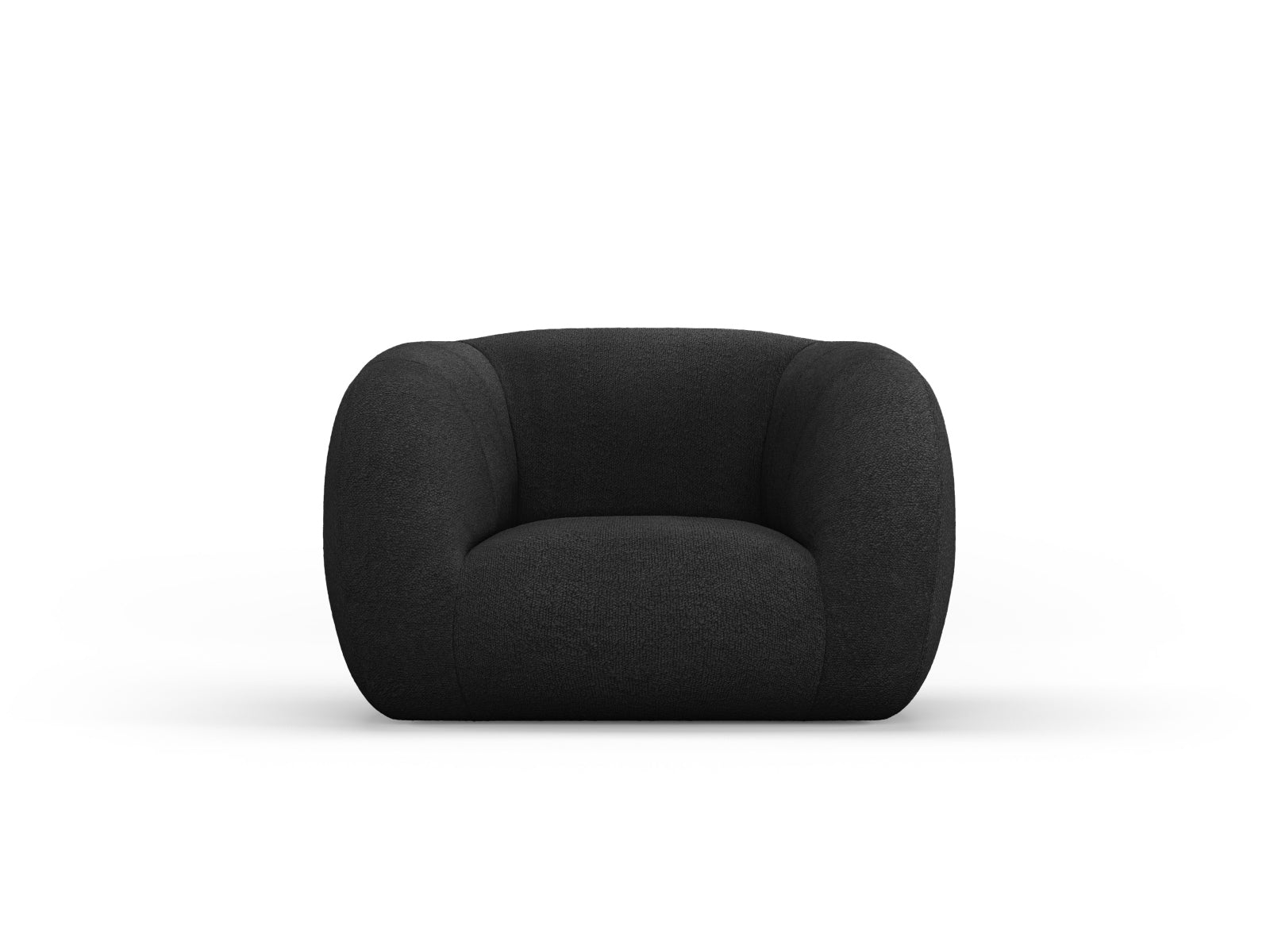 Essen Boucle Armchair 1 Sitzer in Black präsentiert im Onlineshop von KAQTU Design AG. Sessel ist von Cosmopolitan Design