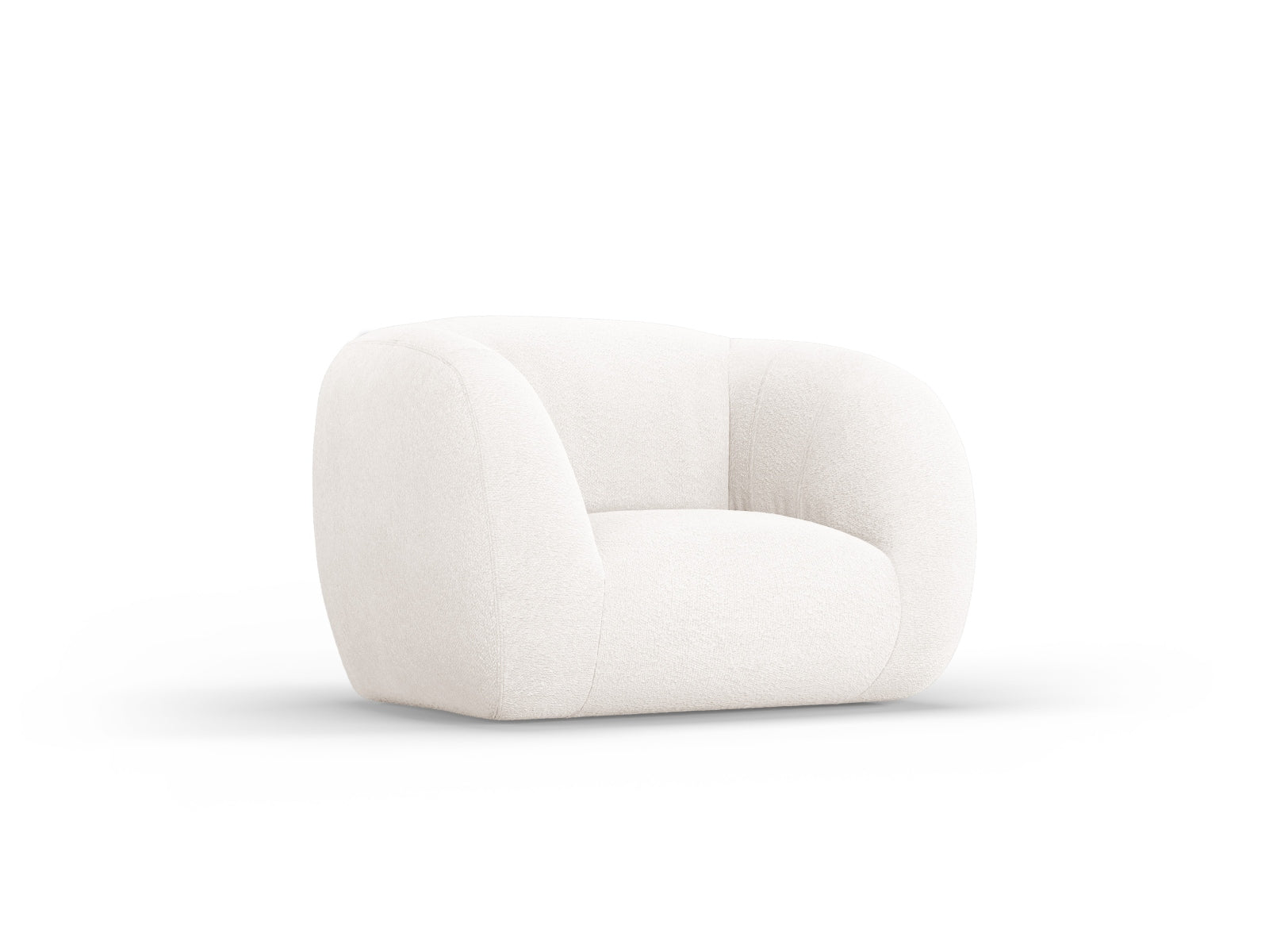 Erleben Sie den stilvollen Essen Boucle Armchair 1 Sitzer von Cosmopolitan Design. Ideal für Ihr modernes Interieur, vereint er Komfort und Eleganz.