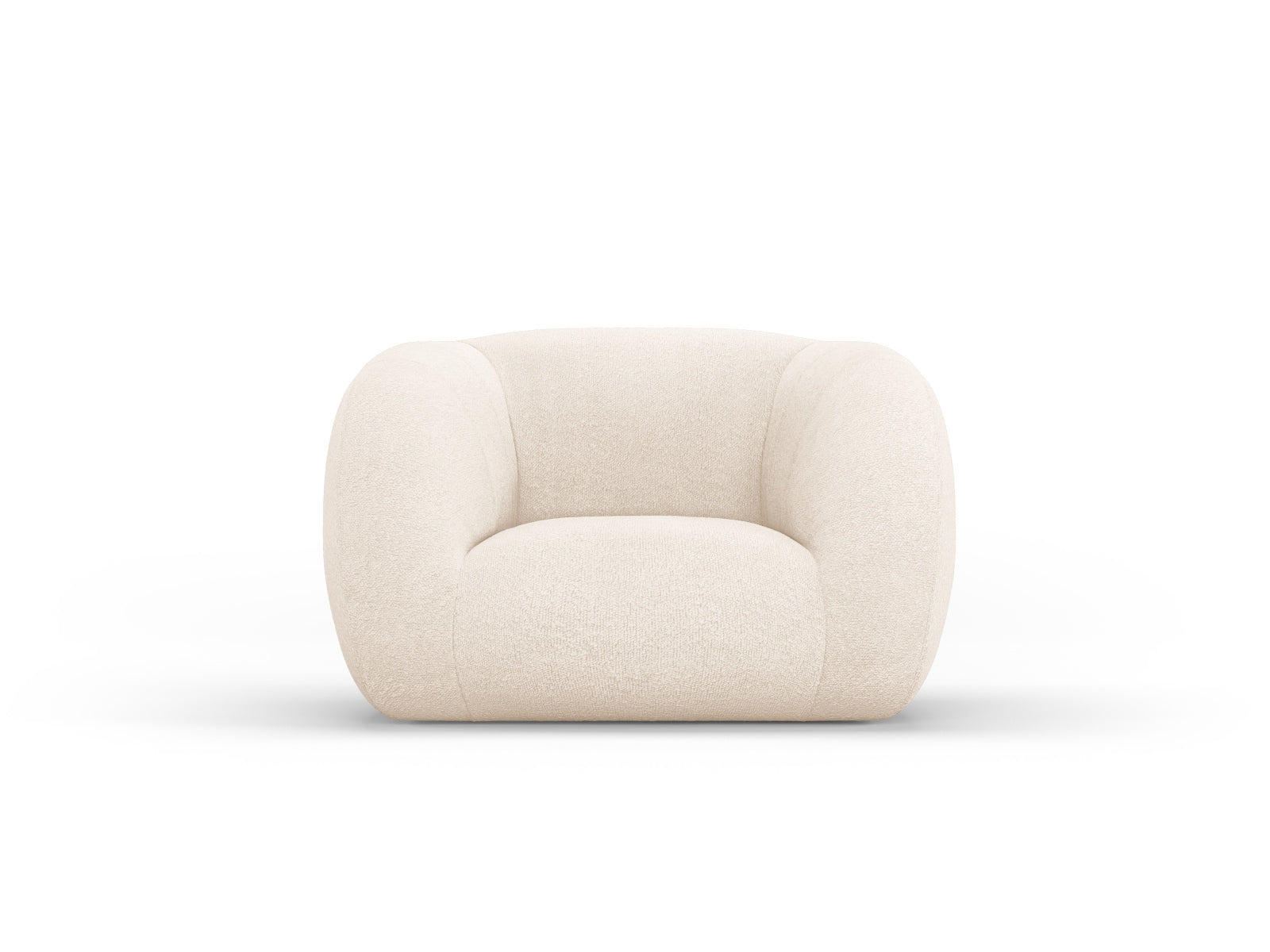 Essen Boucle Armchair 1 Sitzer in Beige präsentiert im Onlineshop von KAQTU Design AG. Sessel ist von Cosmopolitan Design