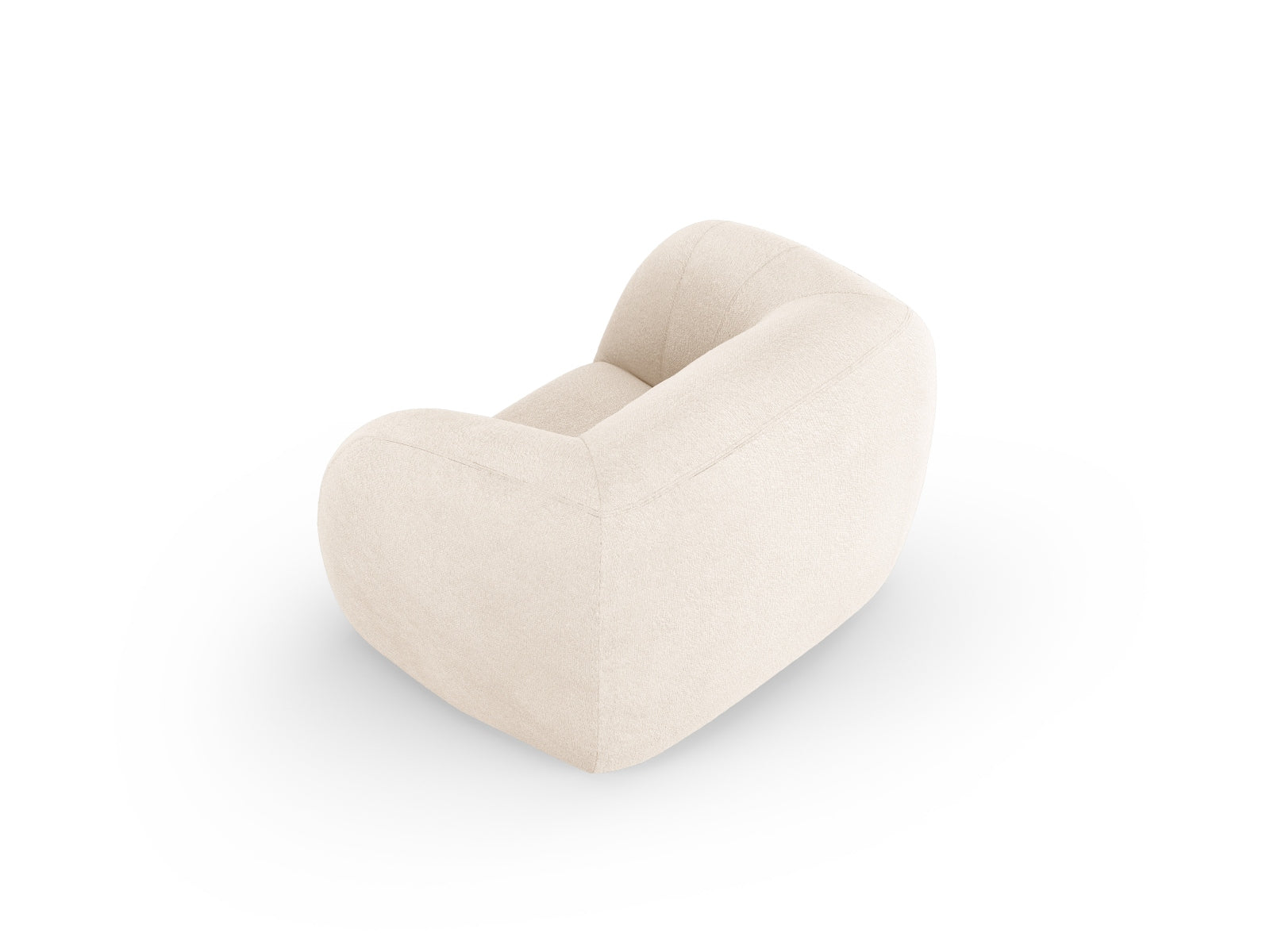 Entdecken Sie den eleganten Essen Boucle Armchair 1 Sitzer von Cosmopolitan Design. Perfekt für Ihr modernes Zuhause, bietet er höchsten Komfort und stilvolles Design.