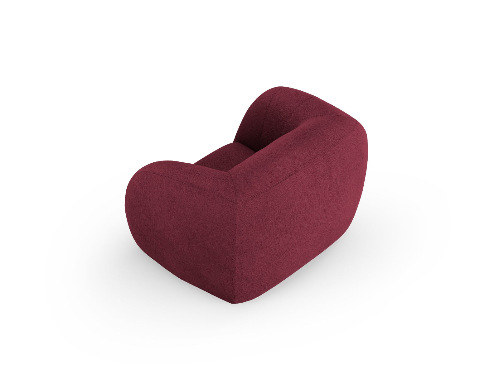 Erleben Sie den stilvollen Essen Boucle Armchair 1 Sitzer von Cosmopolitan Design. Ideal für Ihr modernes Zuhause, vereint er Komfort und Eleganz.