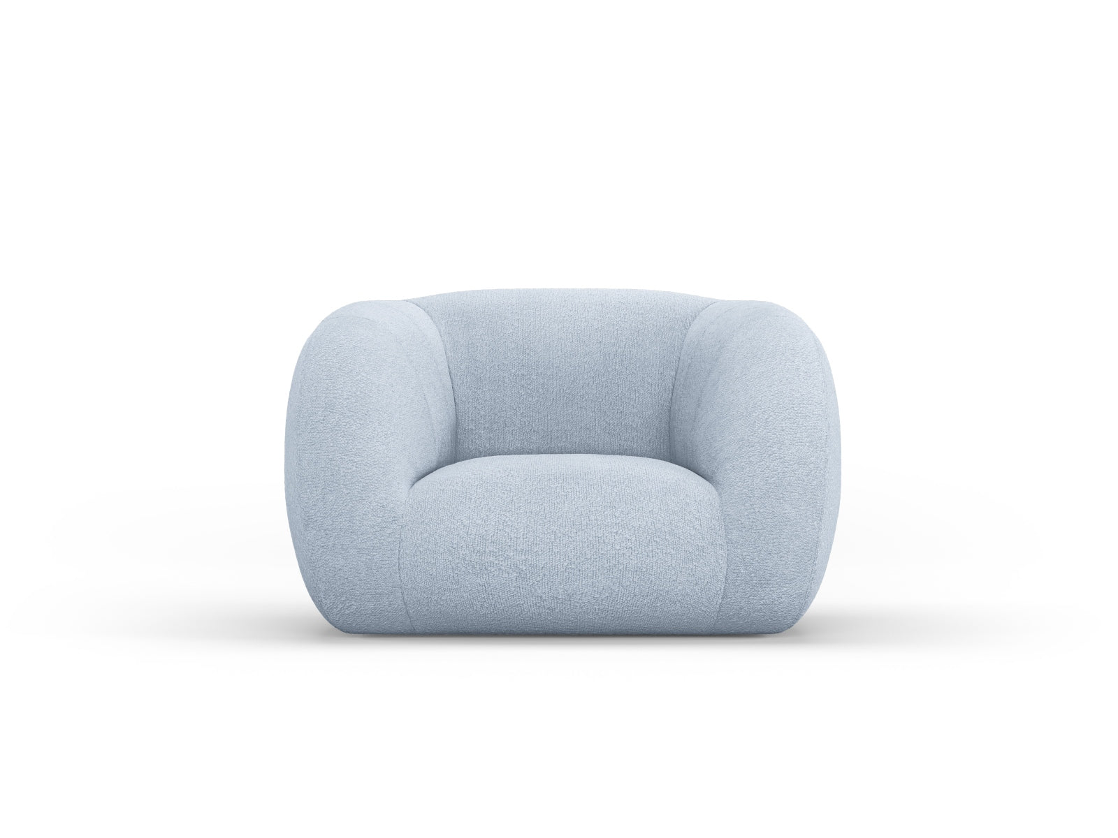 Essen Boucle Armchair 1 Sitzer in Light Blue präsentiert im Onlineshop von KAQTU Design AG. Sessel ist von Cosmopolitan Design