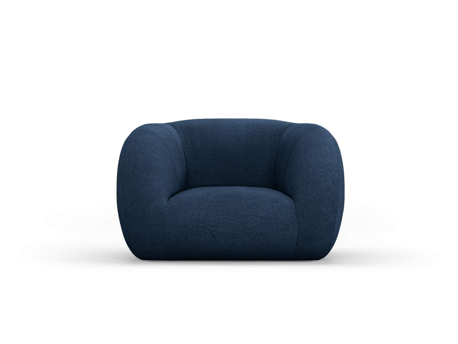 Essen Boucle Armchair 1 Sitzer in Dark Blue präsentiert im Onlineshop von KAQTU Design AG. Sessel ist von Cosmopolitan Design