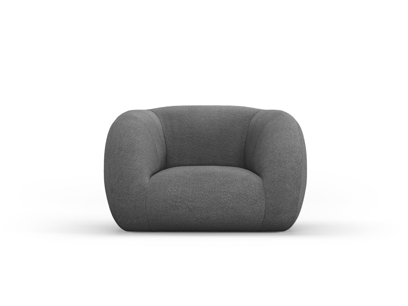 Essen Boucle Armchair 1 Sitzer in Dark Grey präsentiert im Onlineshop von KAQTU Design AG. Sessel ist von Cosmopolitan Design