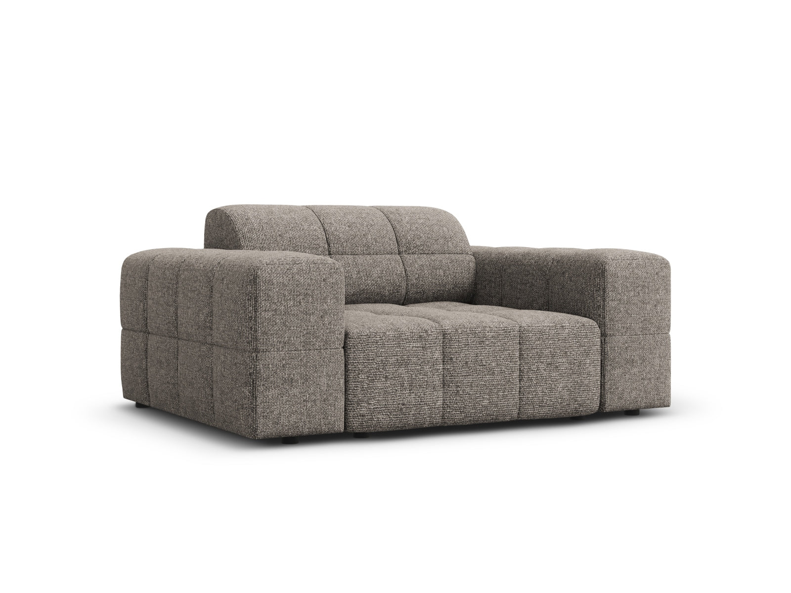 Eleganter 1-Sitzer Sessel Chicago in stilvollem Grau, ideal für moderne Wohnräume, von Cosmopolitan Design.