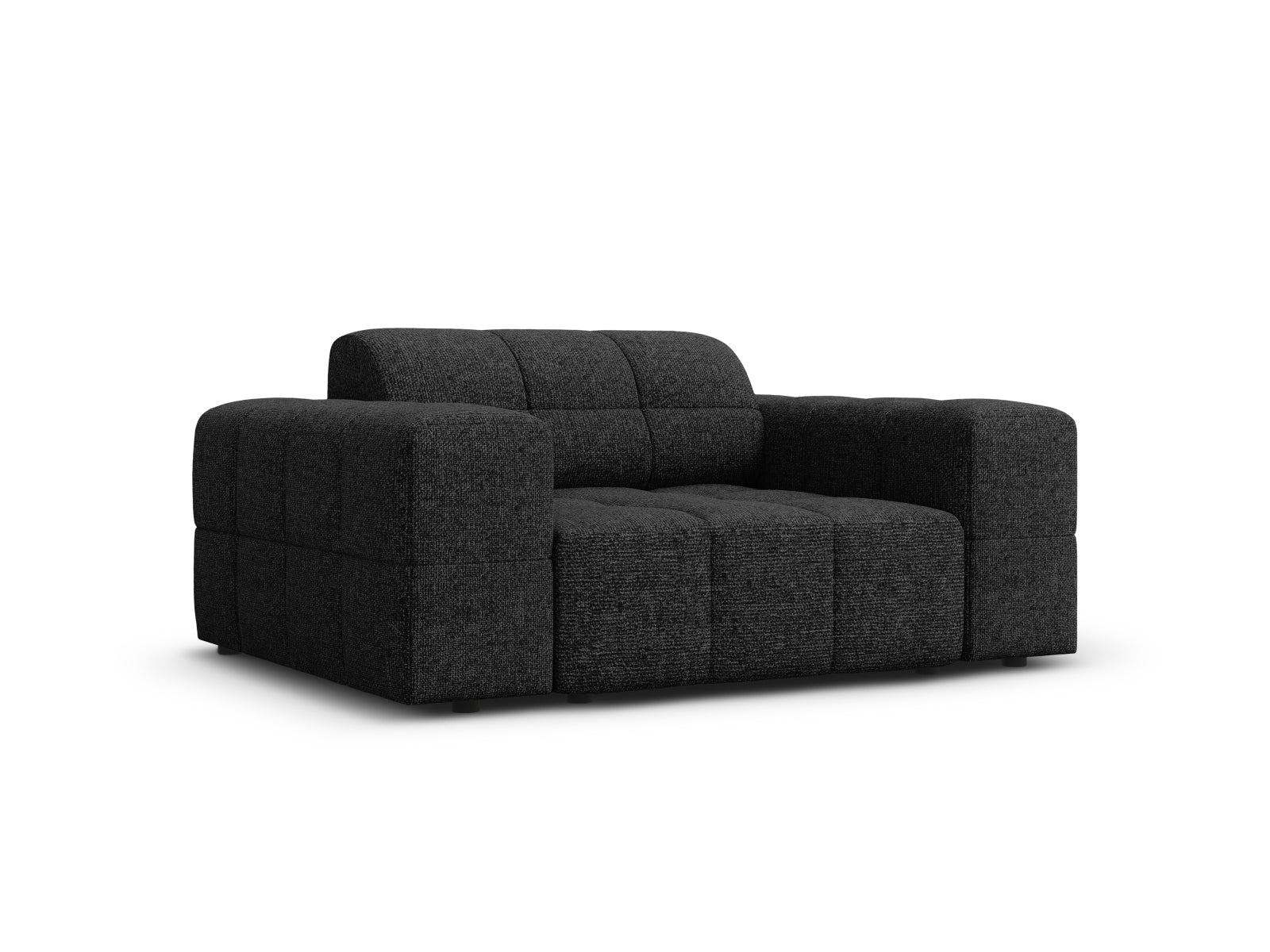 Eleganter 1-Sitzer Sessel Chicago in stilvollem Schwarz, ideal für moderne Wohnräume, von Cosmopolitan Design.
