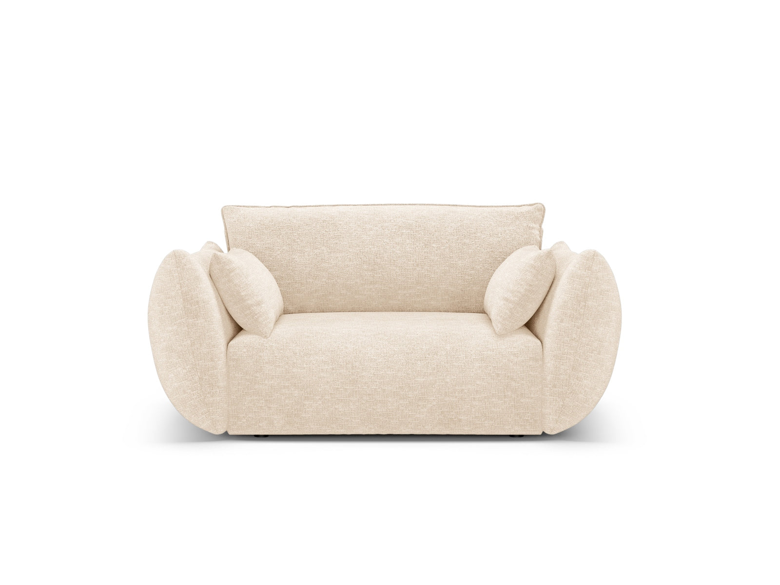1-Sitzer Sessel Matera in Light Beige-Haga präsentiert im Onlineshop von KAQTU Design AG. Sessel ist von Cosmopolitan Design