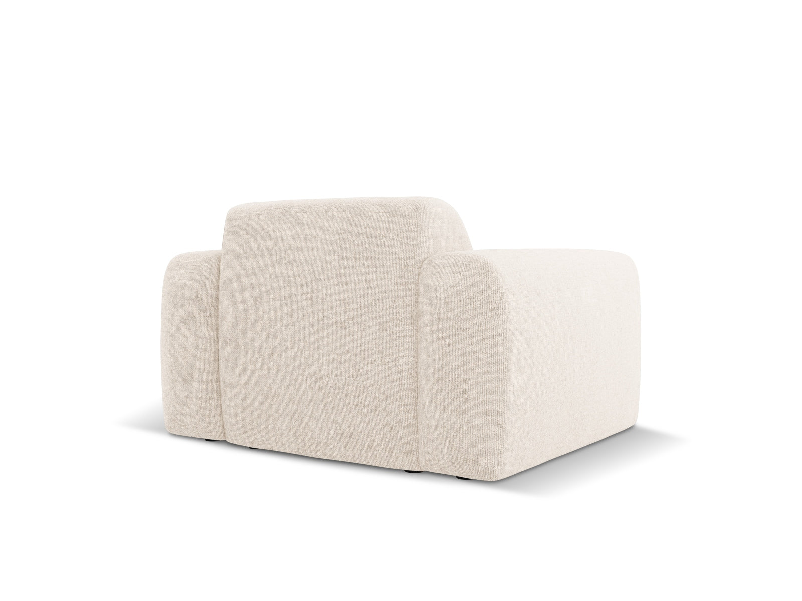 Eleganter Nolio Sessel in hellem Beige, 95 cm breit, ideal für stilvolle Wohnräume und entspannte Stunden.