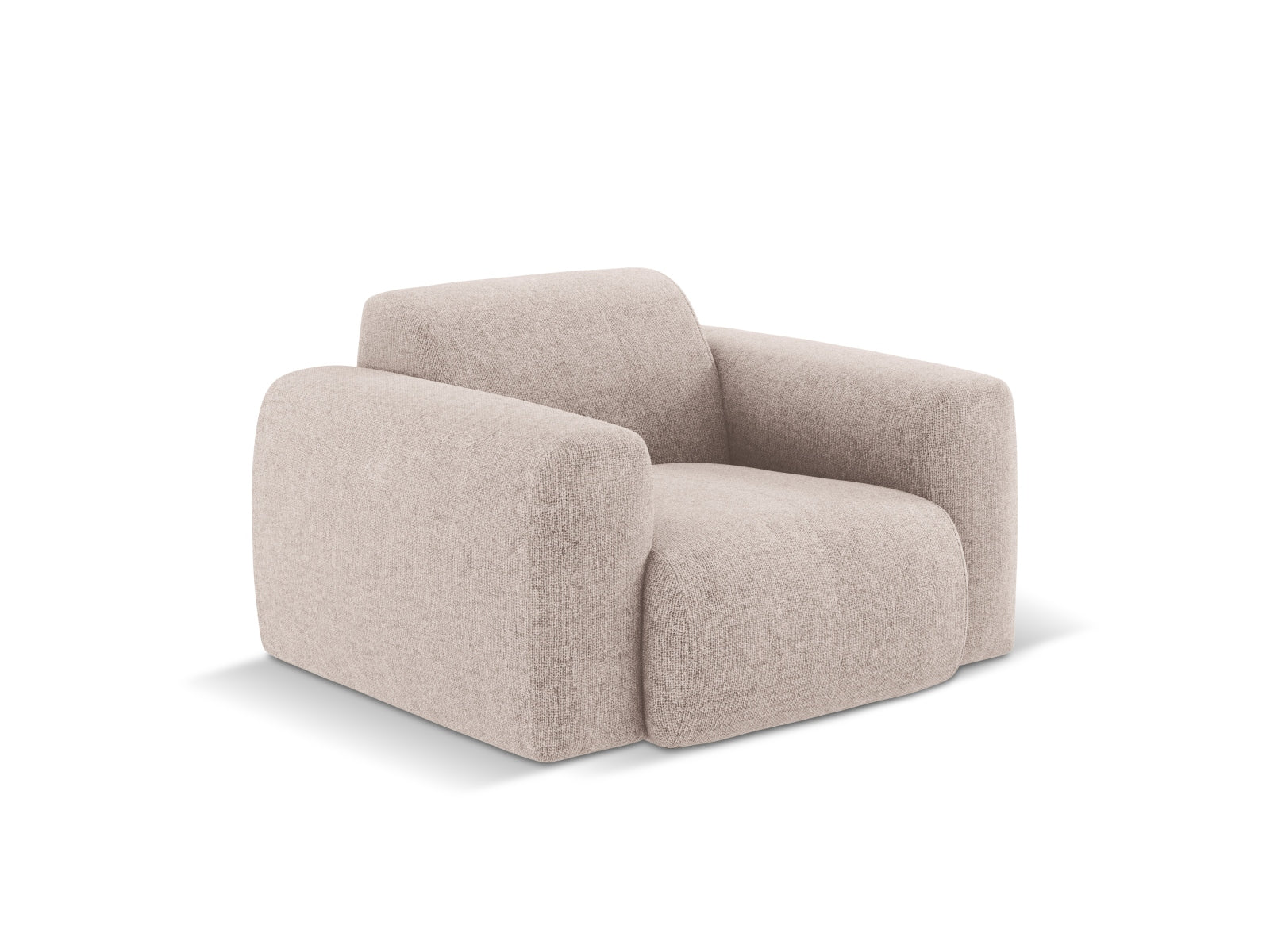 Moderner Nolio Sessel in Beige-Haga, 95 cm breit, perfekt für stilvolle Wohnräume und gemütliche Entspannung.