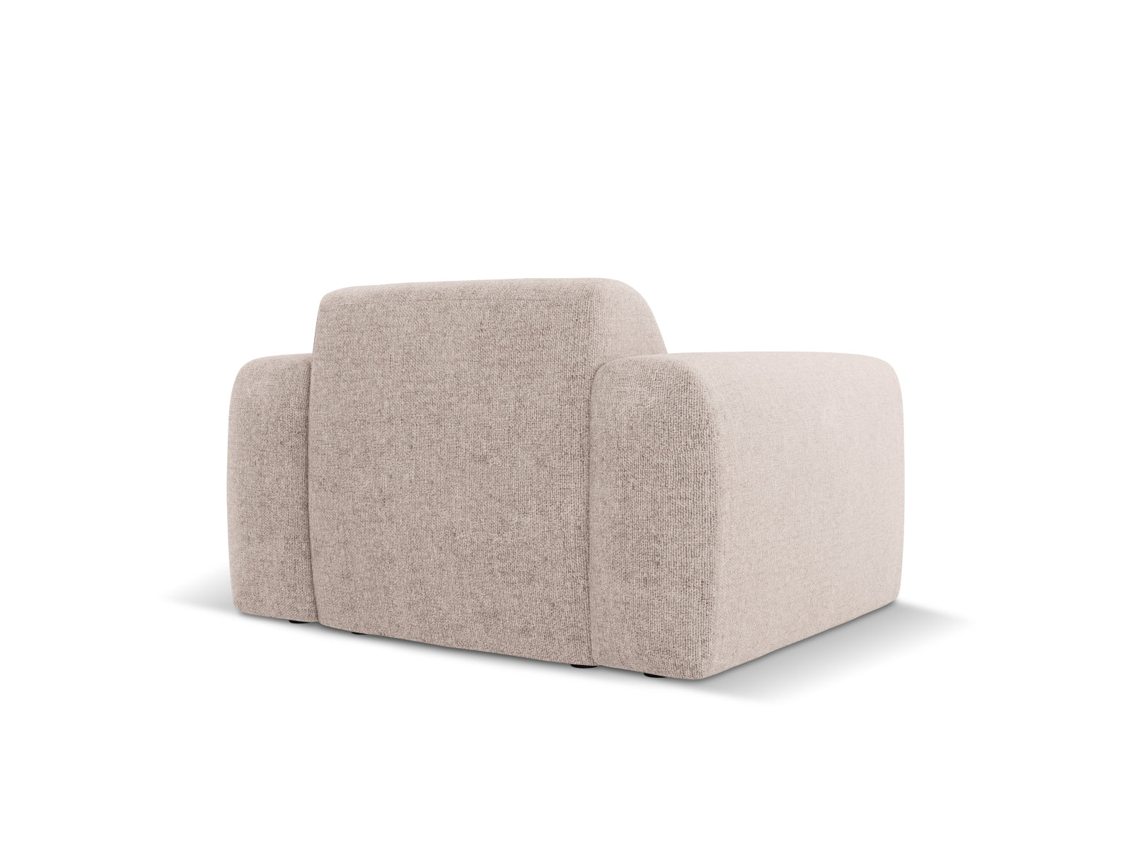 Eleganter Nolio Sessel in sanftem Beige, 95 cm breit, ideal für zeitgemäße Interiors und komfortable Auszeiten.