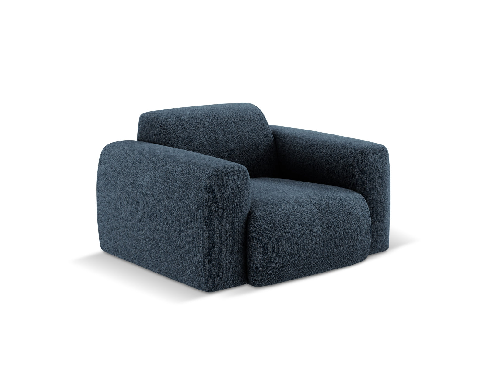Moderner Nolio Sessel in Royal Blue-Haga, 95 cm, perfekt für trendbewusste Interiors. Hochwertige Verarbeitung von Cosmopolitan Design.