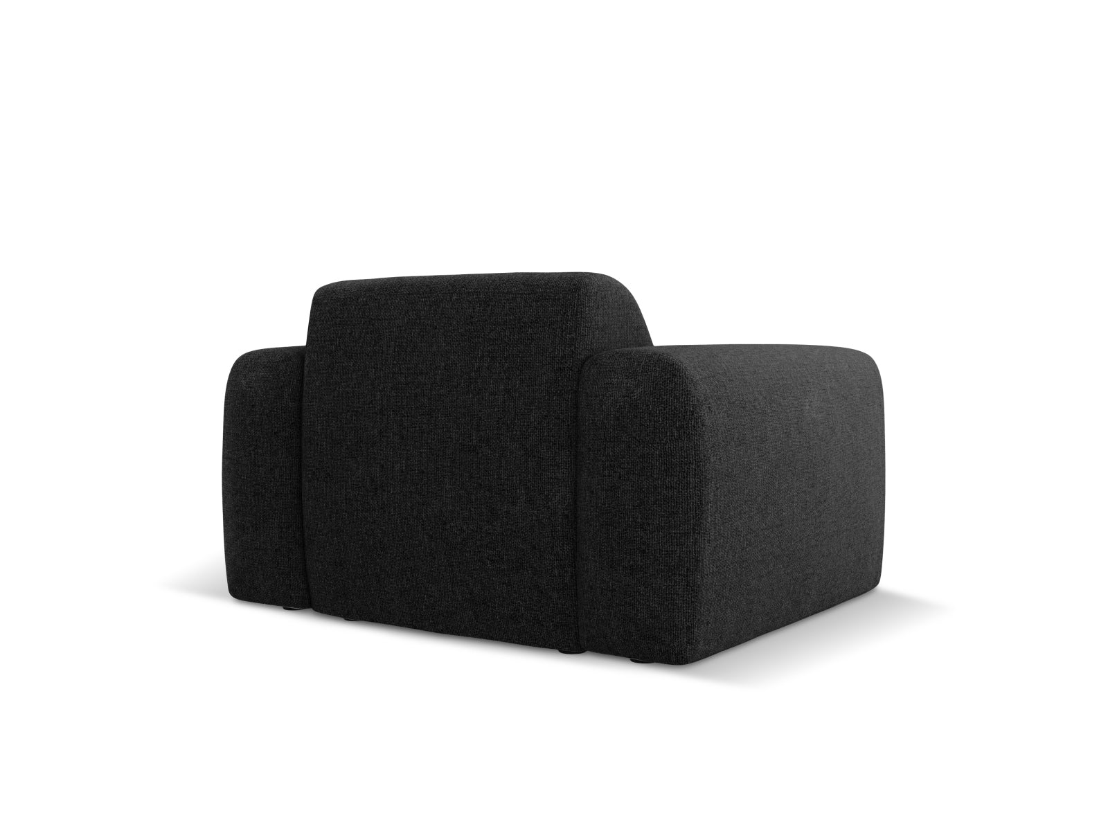 Eleganter Nolio Sessel in Schwarz, 1-Sitzer mit 95 cm Breite – ideal für moderne Wohnräume und stilvolle Akzente.