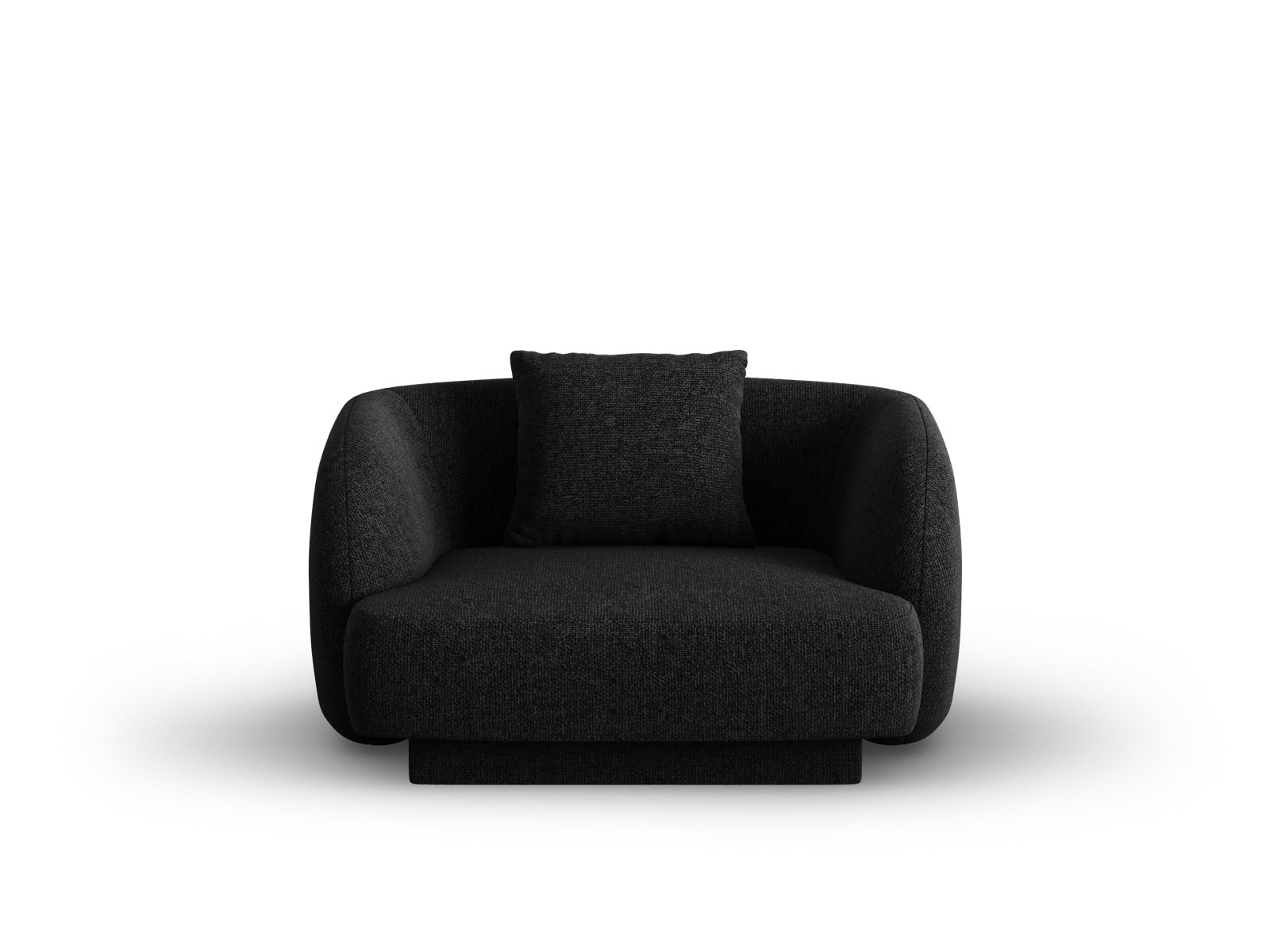 Tulum Sessel 1 Sitz 90cm in Black präsentiert im Onlineshop von KAQTU Design AG. Sessel ist von Cosmopolitan Design