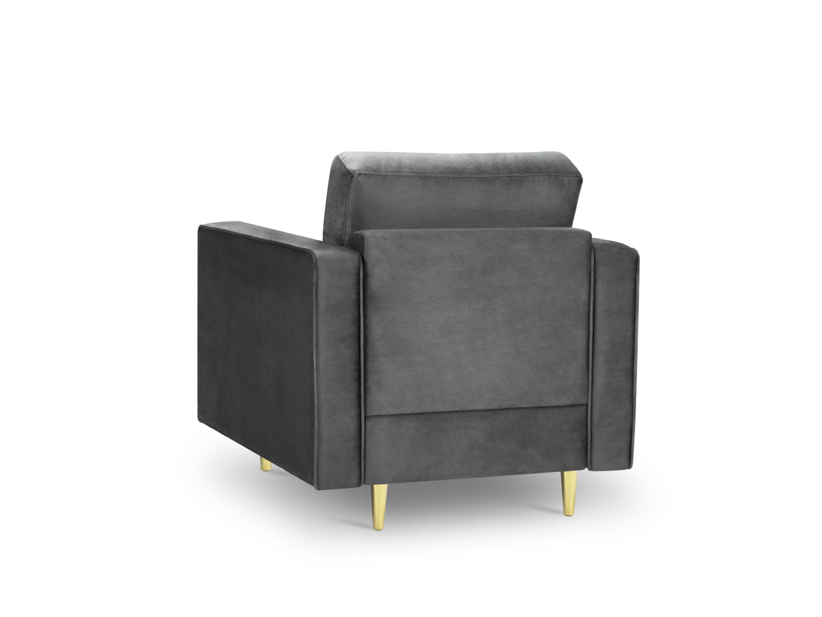 Eleganter 1-Sitzer Sessel Aspen in zeitlosem Dunkelgrau, ideal für stilvolle Wohnräume und entspannte Momente, von Cosmopolitan Design.