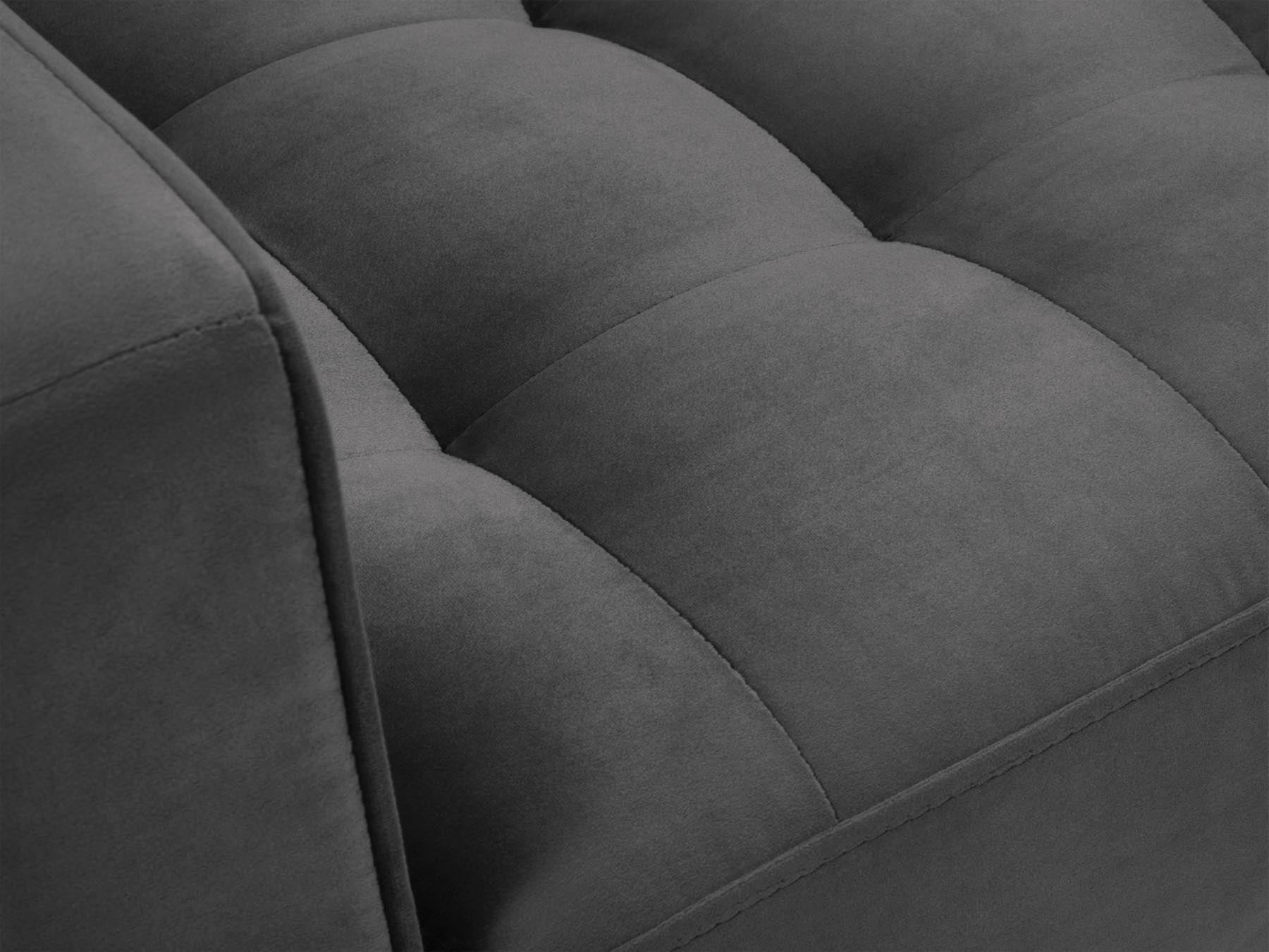 Eleganter 1-Sitzer Sessel Aspen in zeitlosem Dunkelgrau, ideal für stilvolle Wohnräume und entspannte Momente, von Cosmopolitan Design.