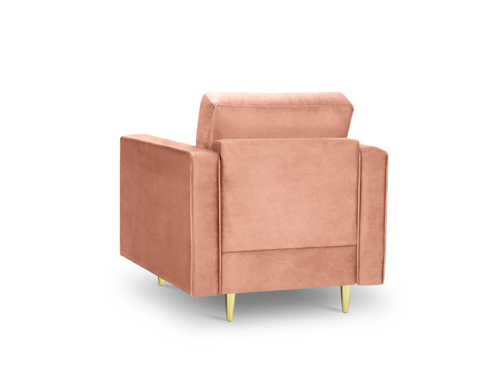 Moderner 1-Sitzer Sessel Aspen in lebhaftem Pink, perfekt für trendbewusste Wohnräume, entworfen von Cosmopolitan Design.